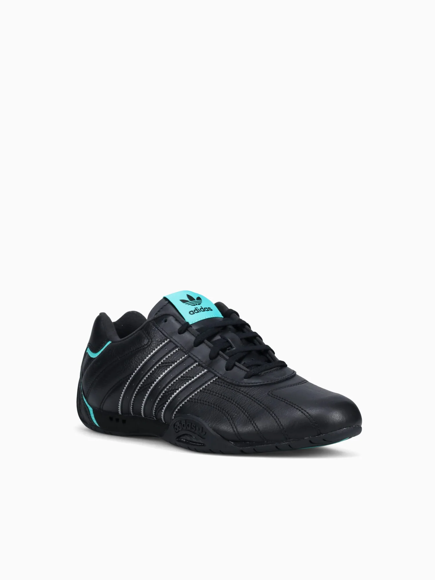 Adiracer Lo Mer Black Silver Iron leathe - Image 2