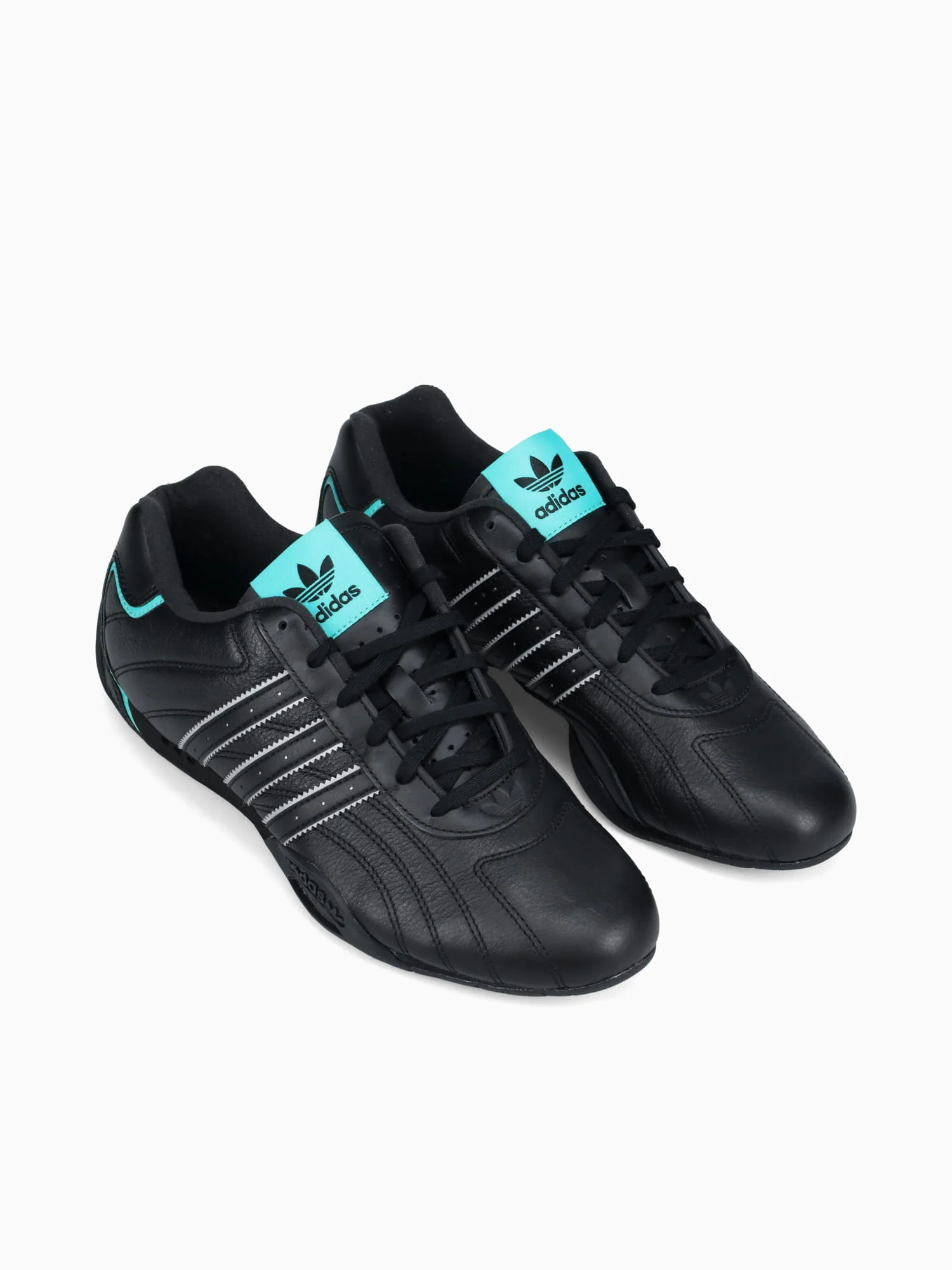 Adiracer Lo Mer Black Silver Iron leathe - Image 3