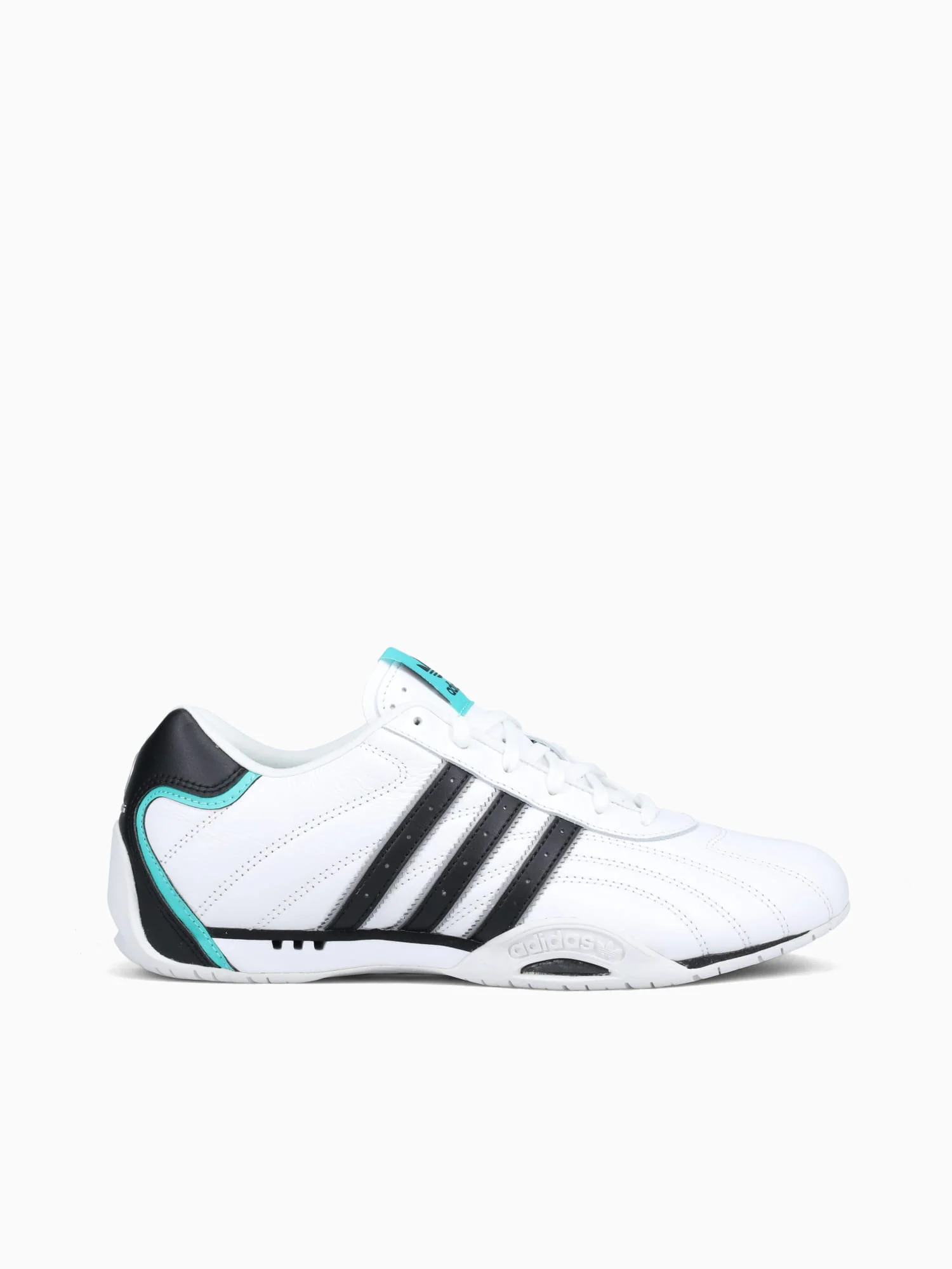 Adiracer Lo Mer White Black Silve leathe