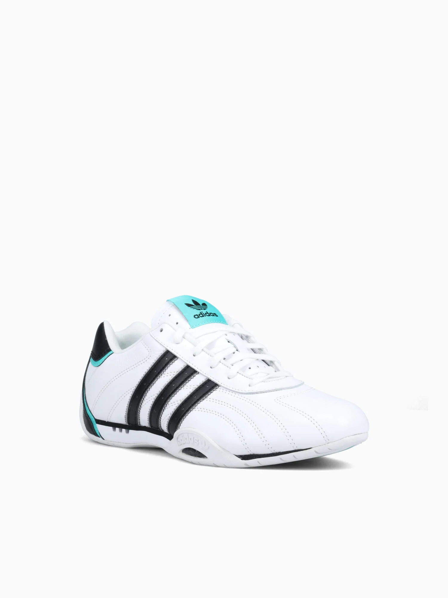 Adiracer Lo Mer White Black Silve leathe - Image 2