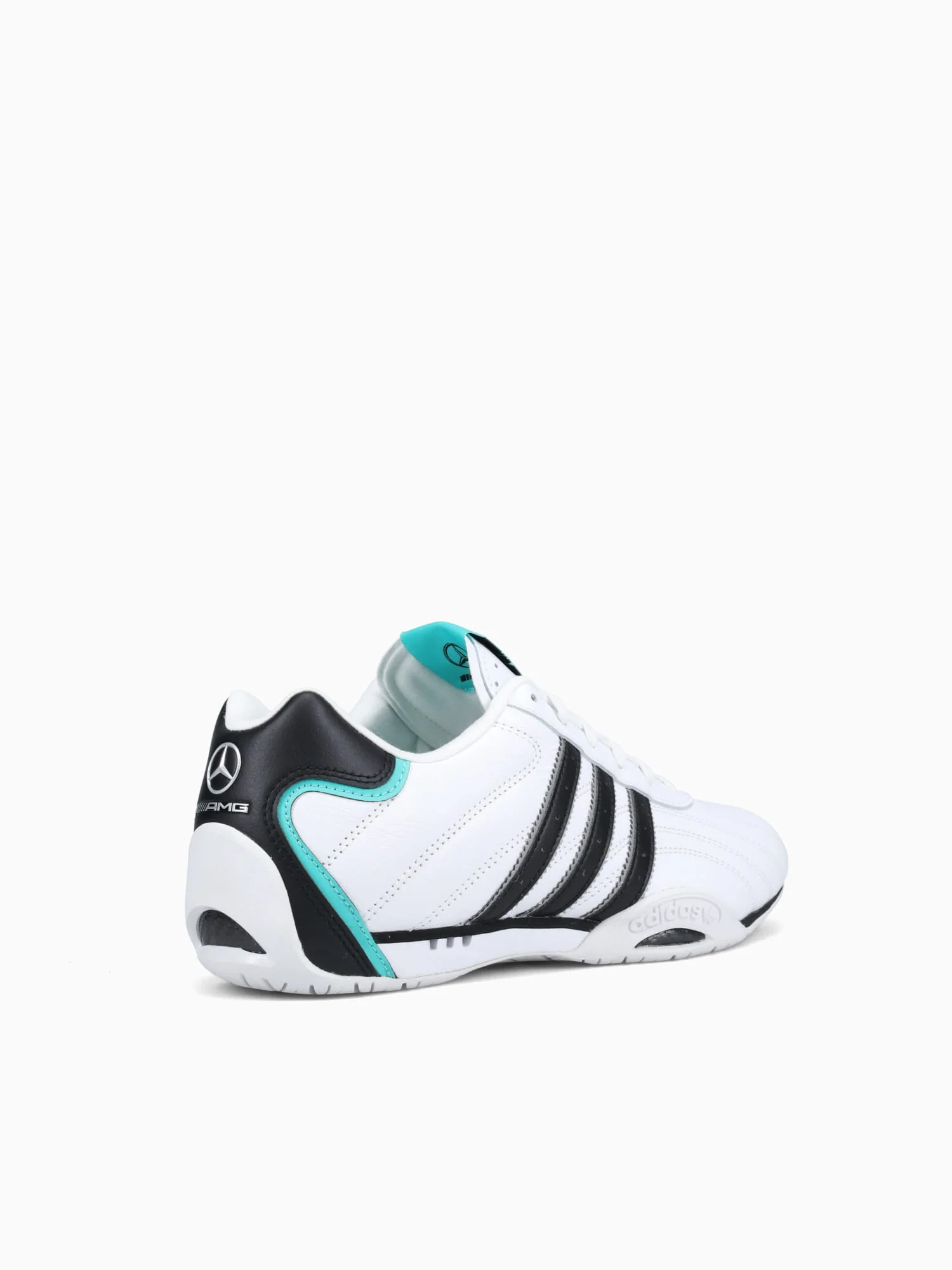 Adiracer Lo Mer White Black Silve leathe - Image 6