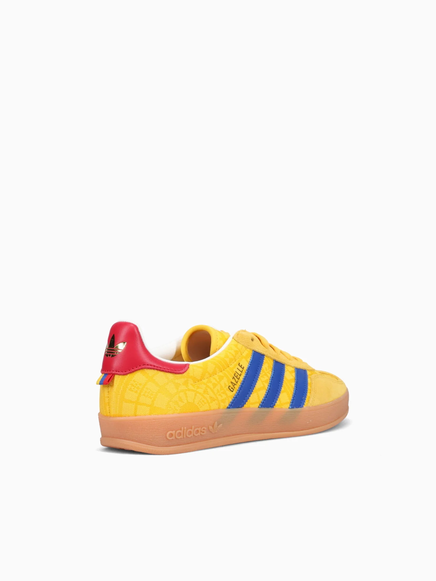 Gazelle Indoor Gold Blue Red suede - Image 7