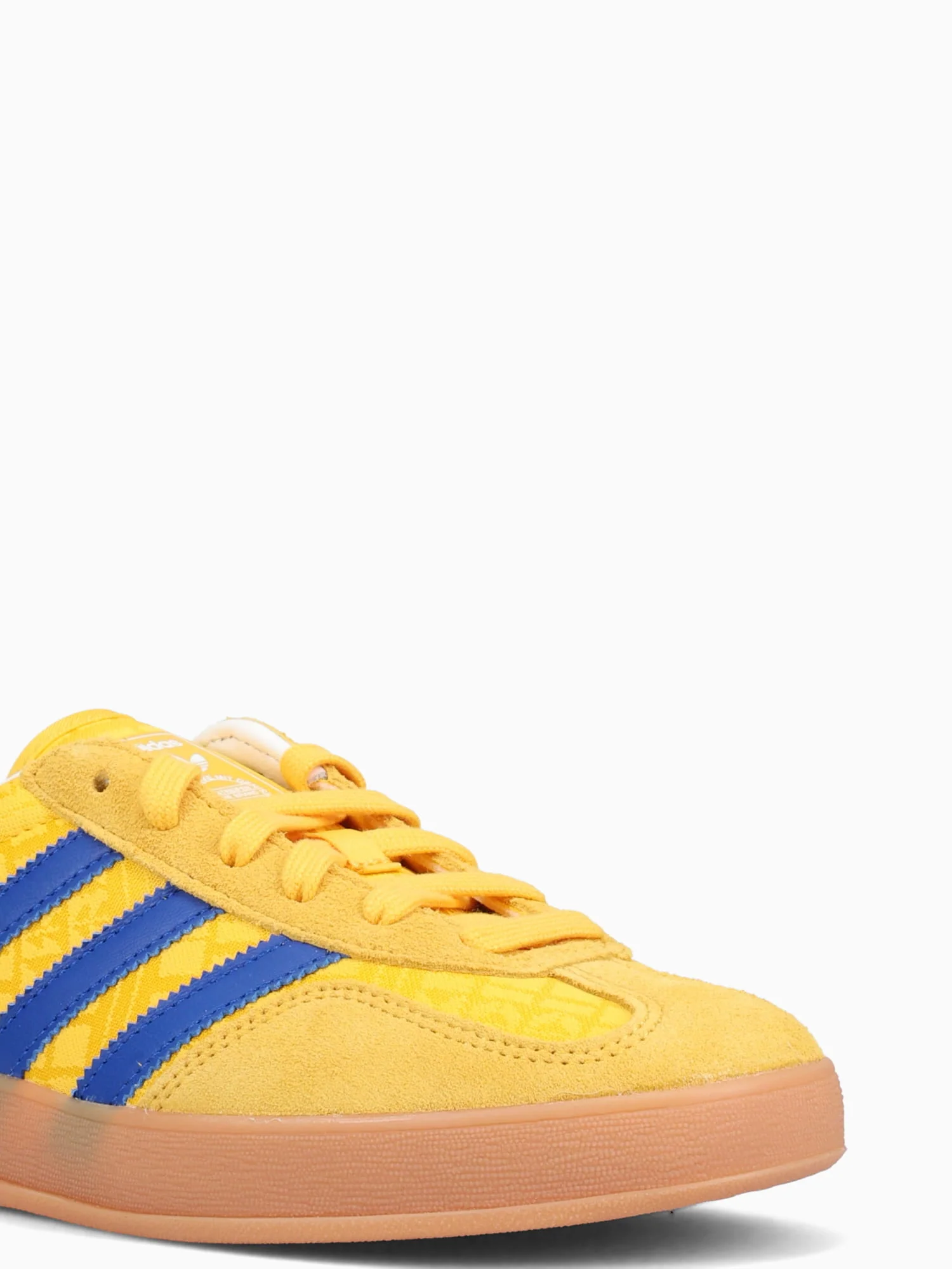 Gazelle Indoor Gold Blue Red suede - Image 9