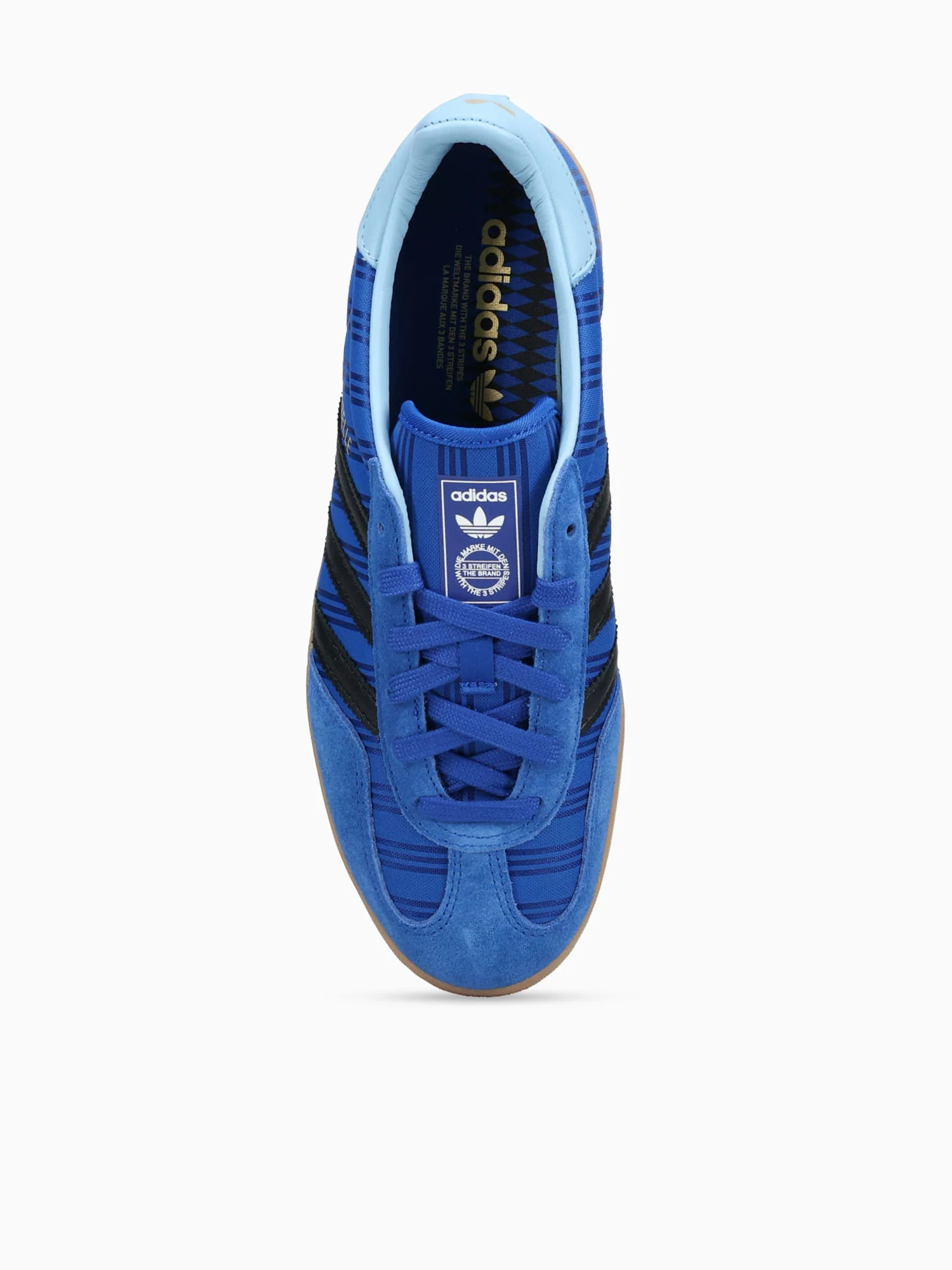 Gazelle Indoor Royal Blue Black suede - Image 5