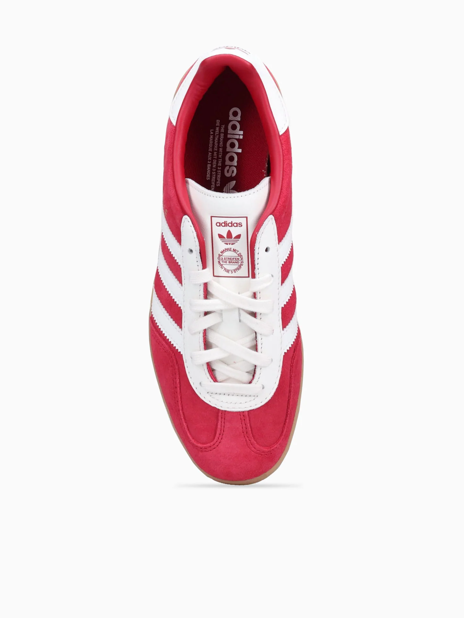 Gazelle Indoor Victory Red White suede - Image 4