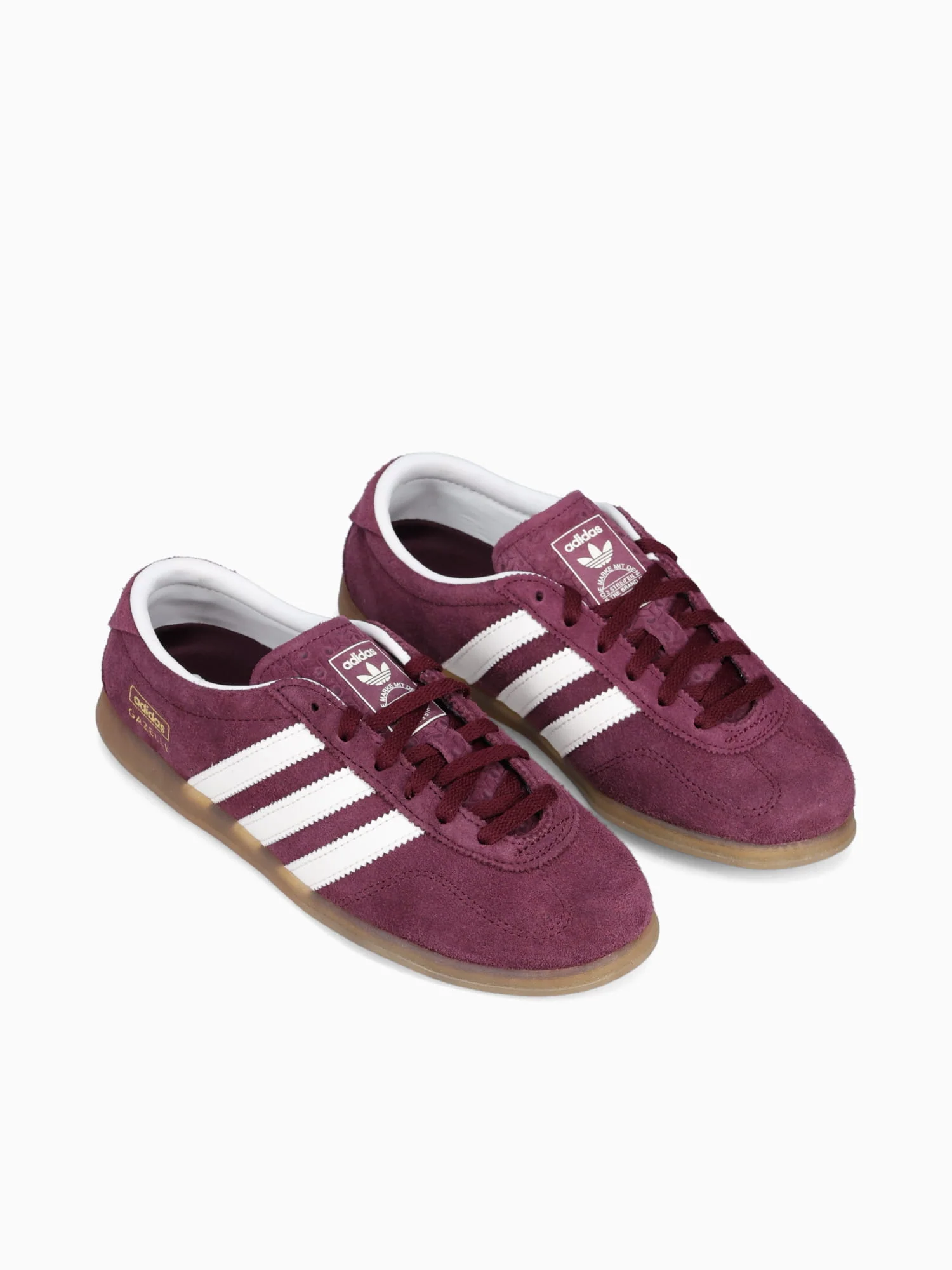 Gazelle Lo Pro W Maroon White suede - Image 3