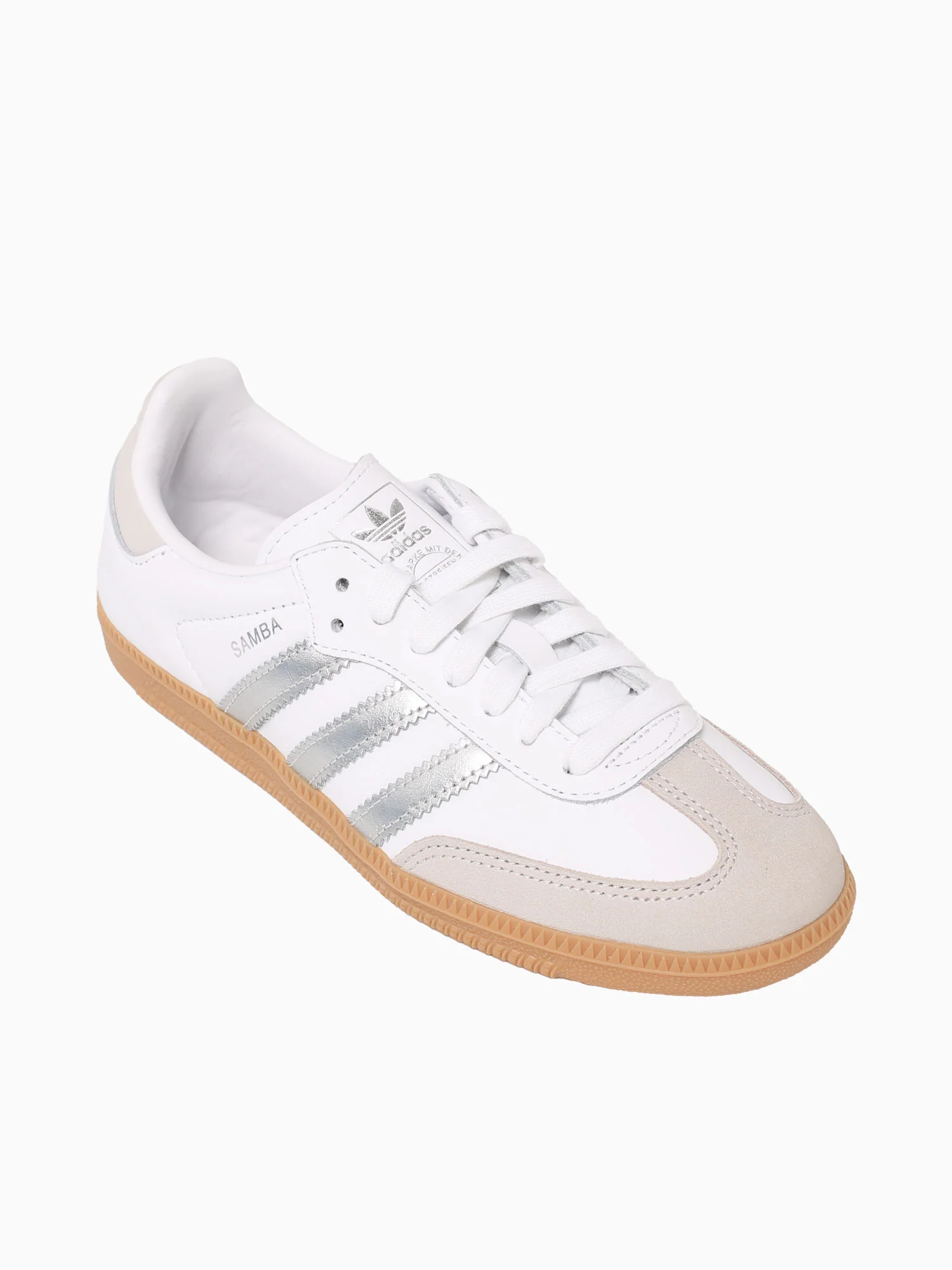 Samba Og Cream White Silver leather - Image 5