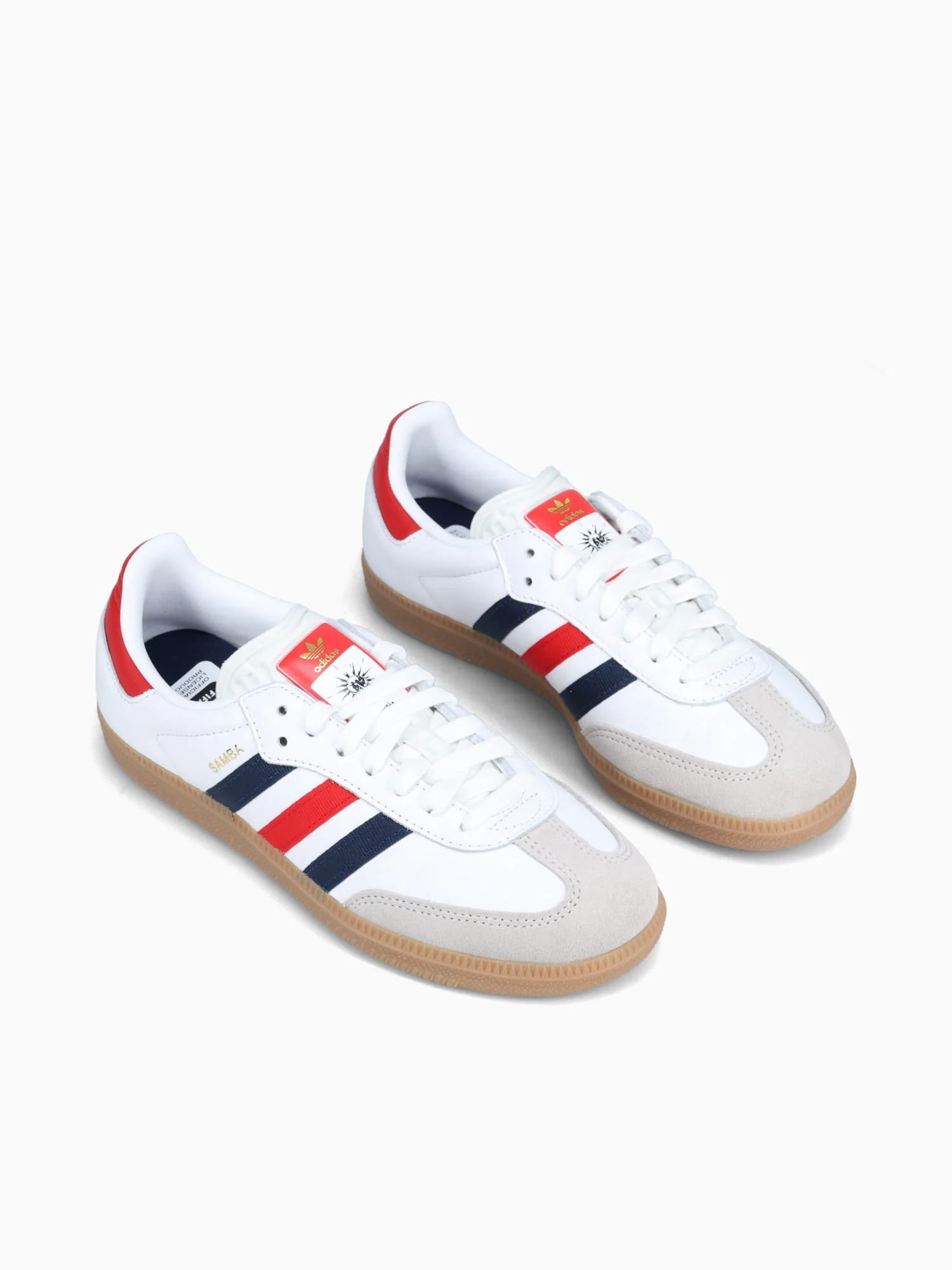 Samba Og White Indigo Scarlet leather - Image 3