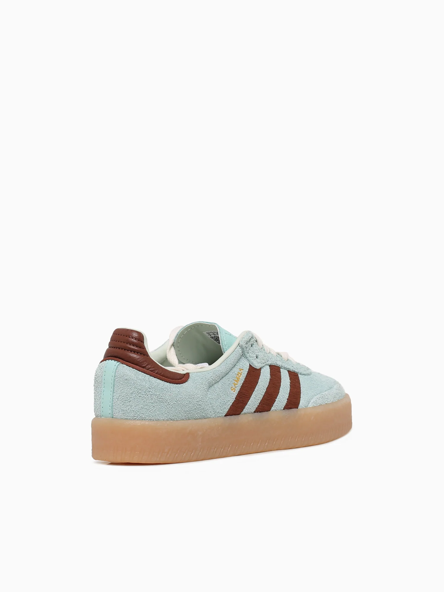 Sambae W Turquoise Brown suede - Image 4