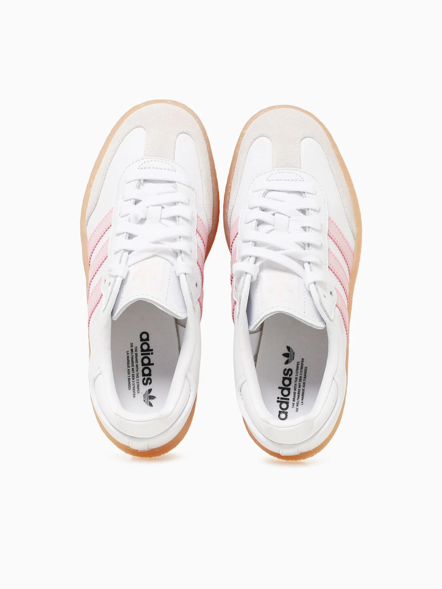 Sambae W White Pink leather - Image 8