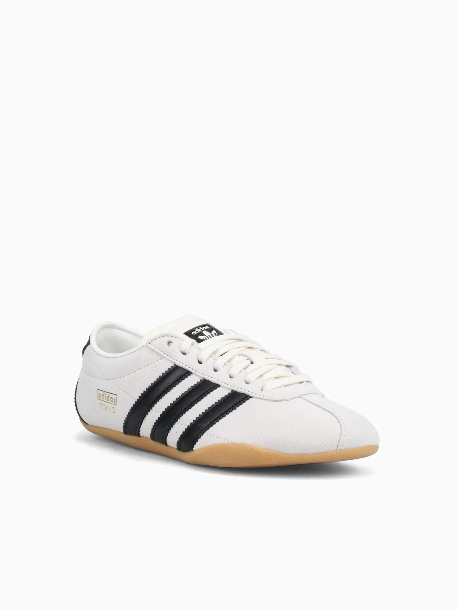 Tokyo W Off White Black suede - Image 2