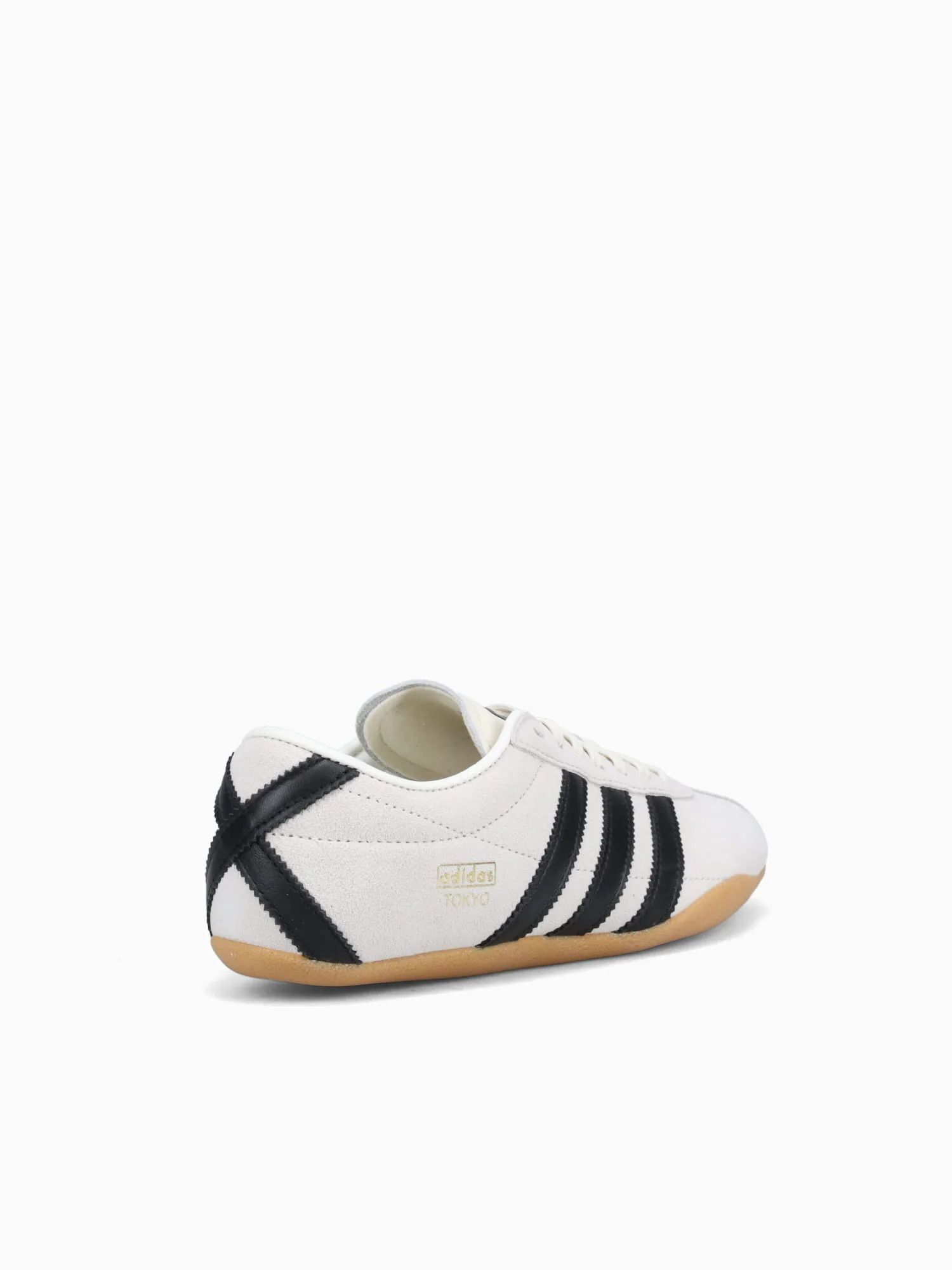 Tokyo W Off White Black suede - Image 4