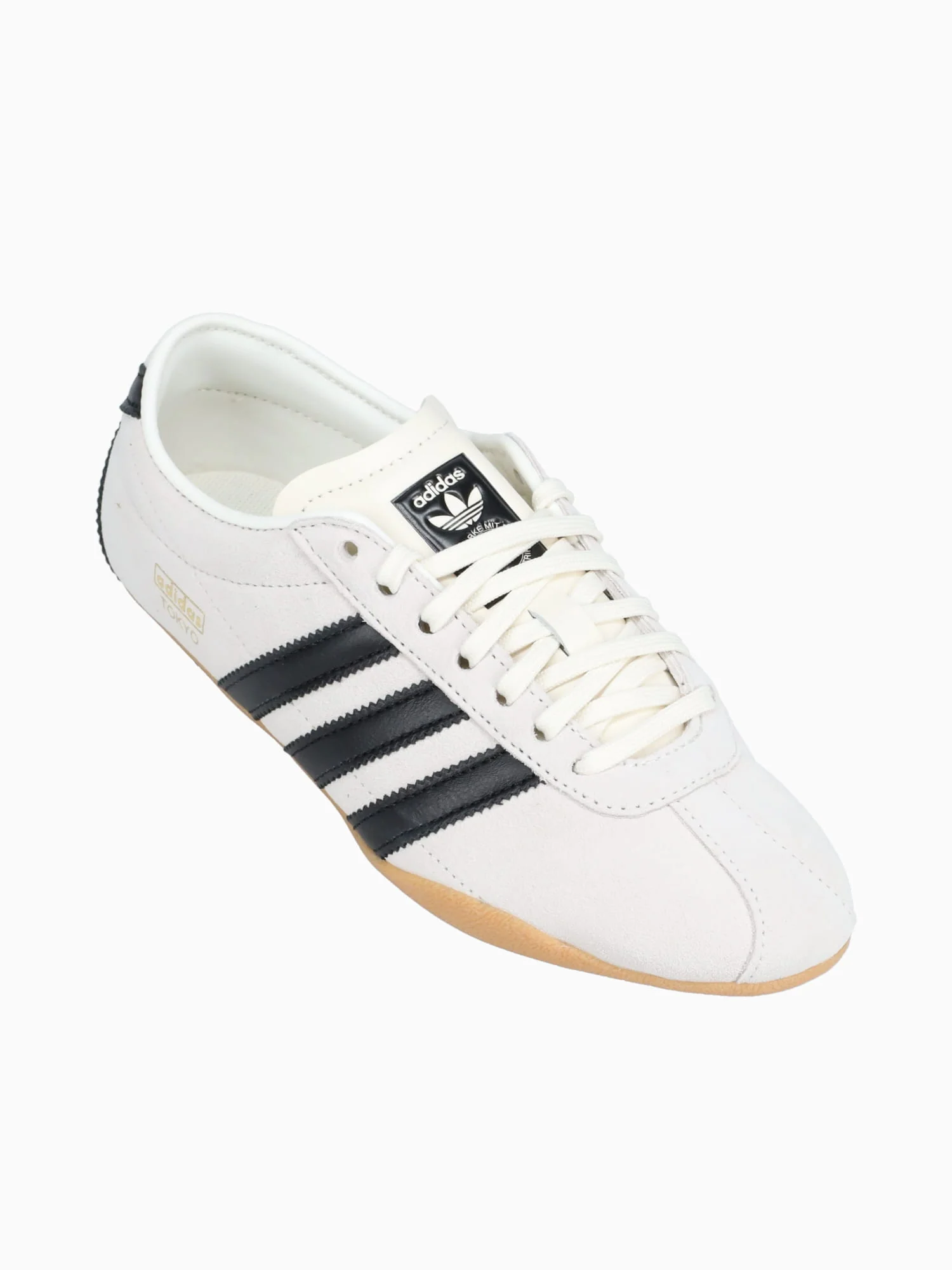 Tokyo W Off White Black suede - Image 5