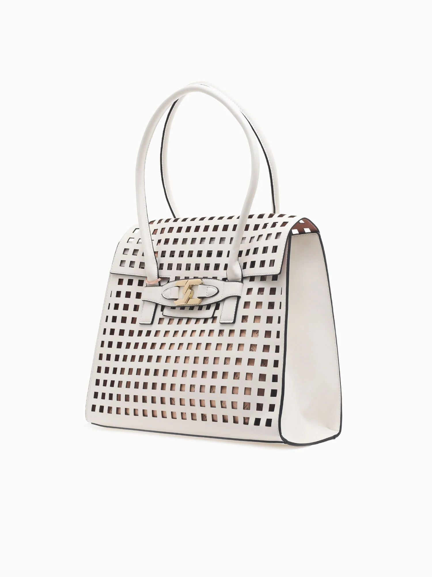 1282 Perf Satchel White - Image 2