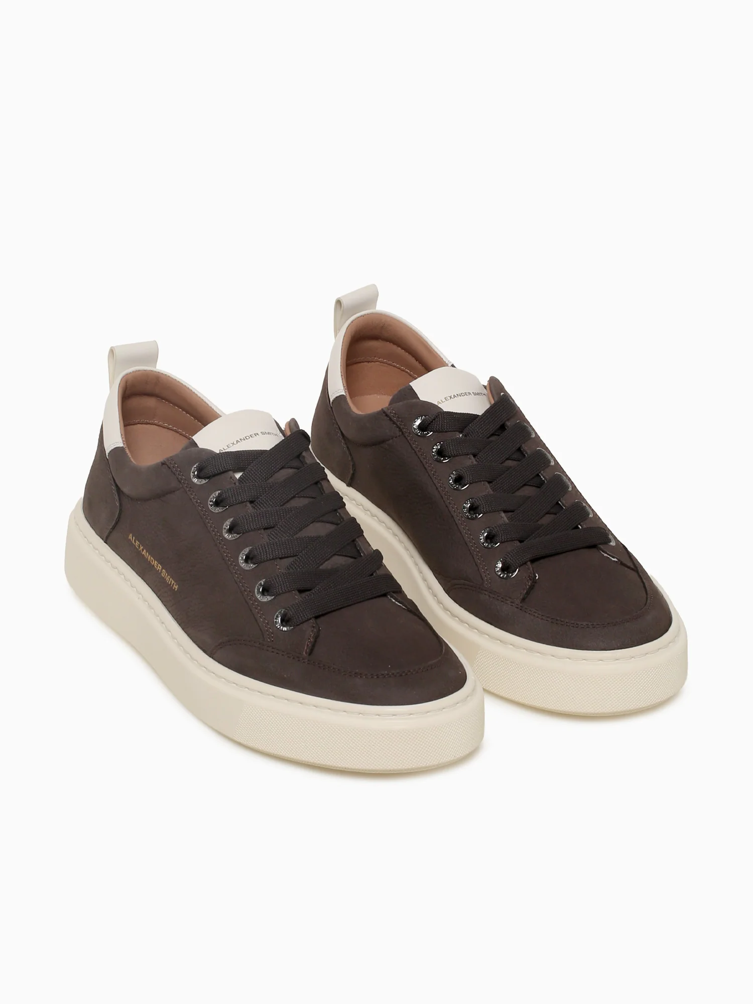 Bond Man Dark Brown White Leather - Image 4