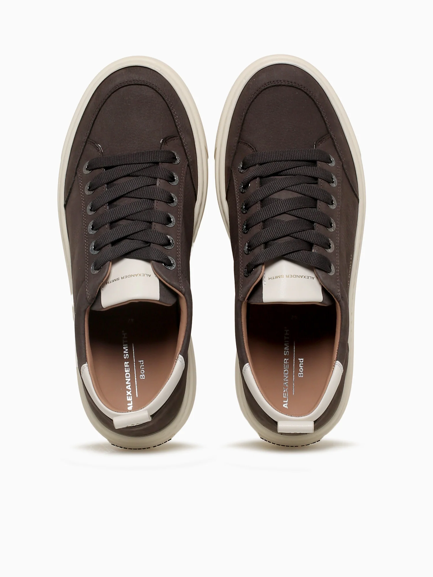 Bond Man Dark Brown White Leather - Image 7