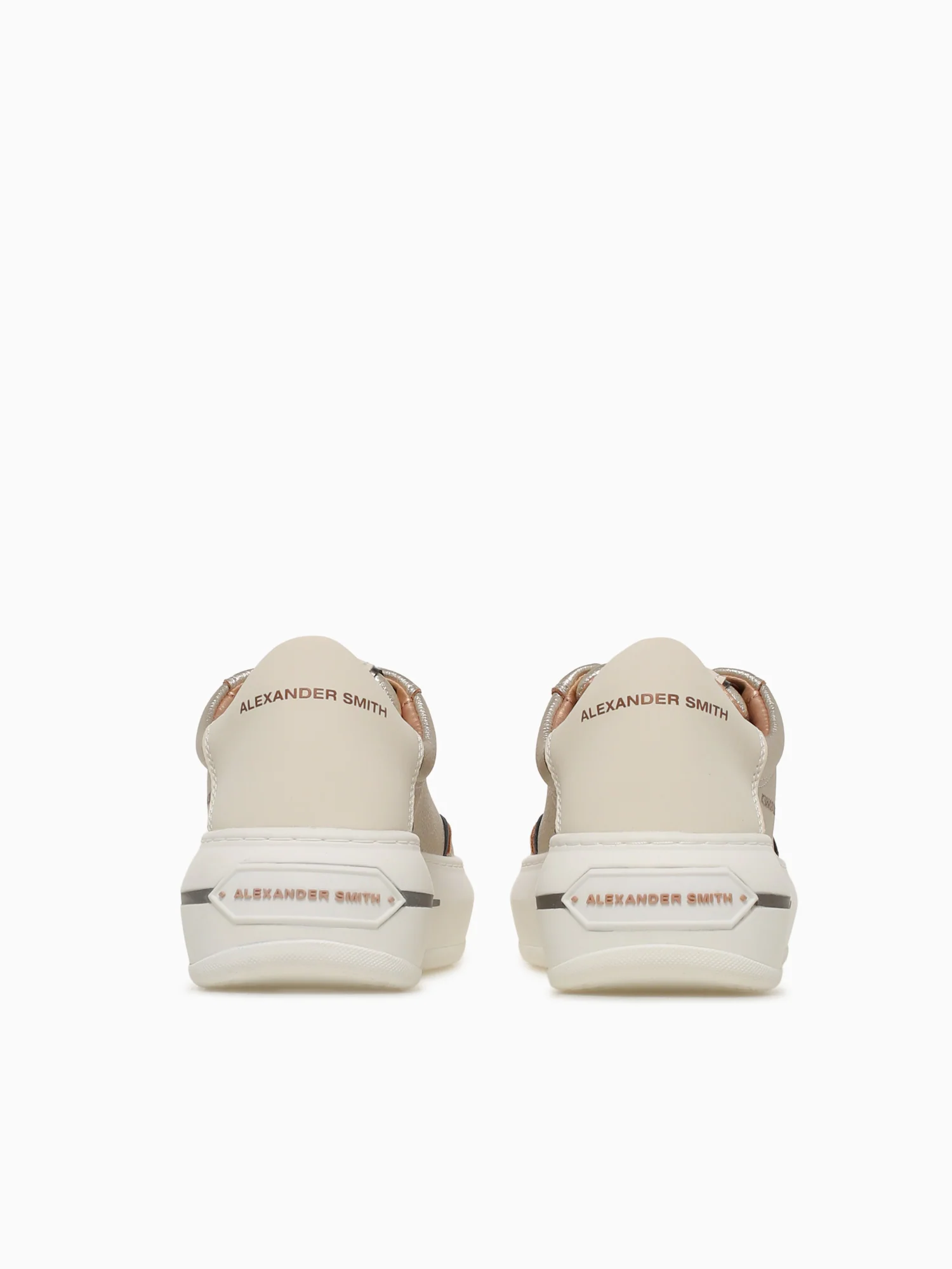 Lancaster Woman Gold White Leather - Image 6