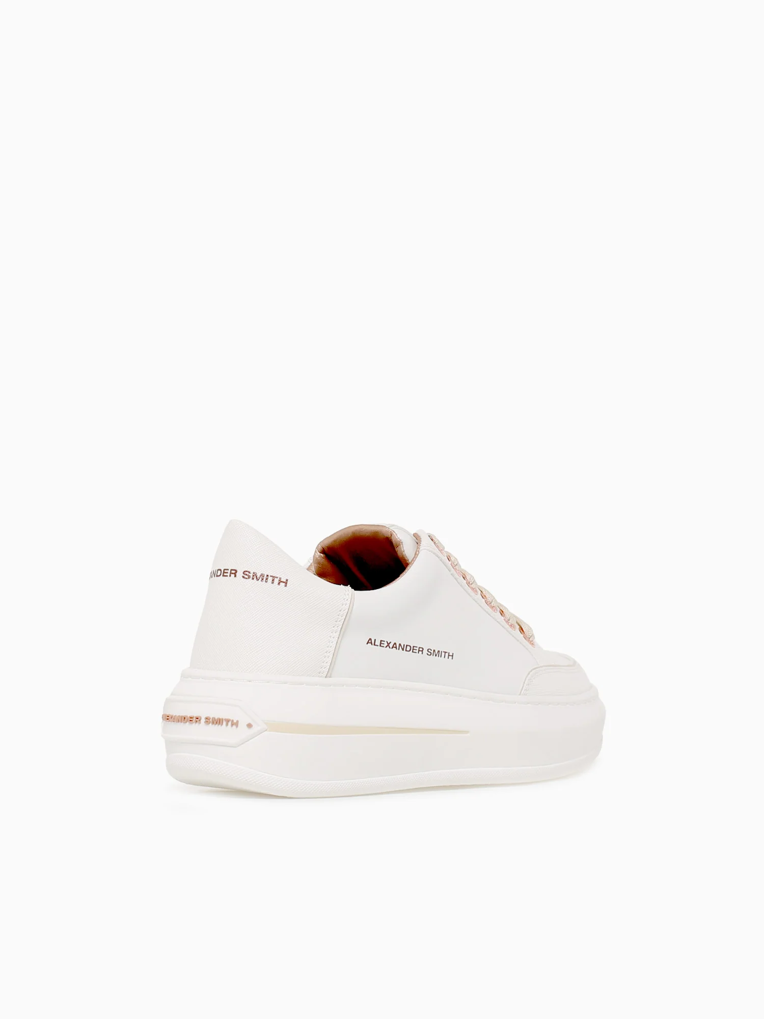 Lancaster Woman White Lt.ivory leather - Image 4