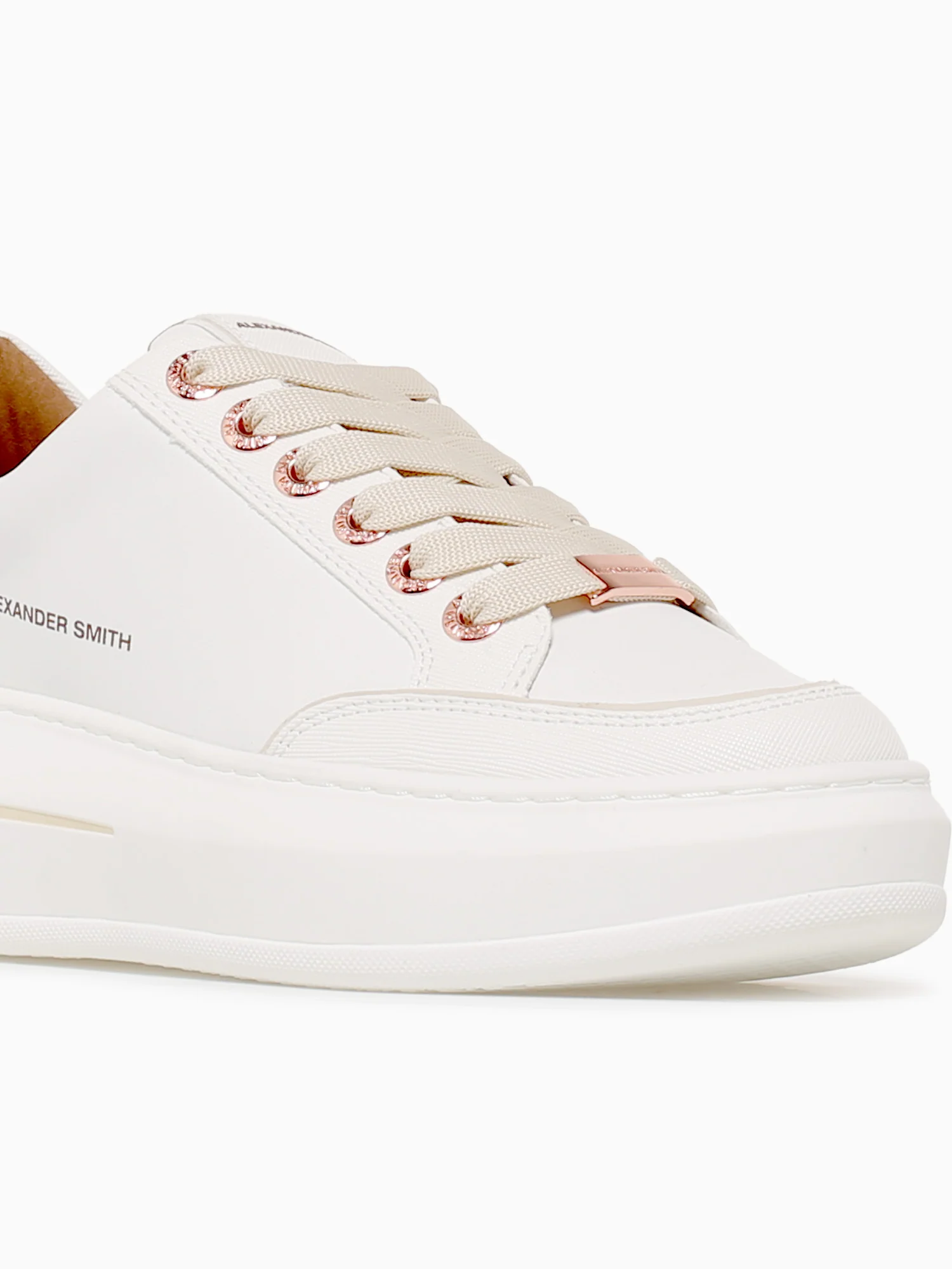 Lancaster Woman White Lt.ivory leather - Image 7