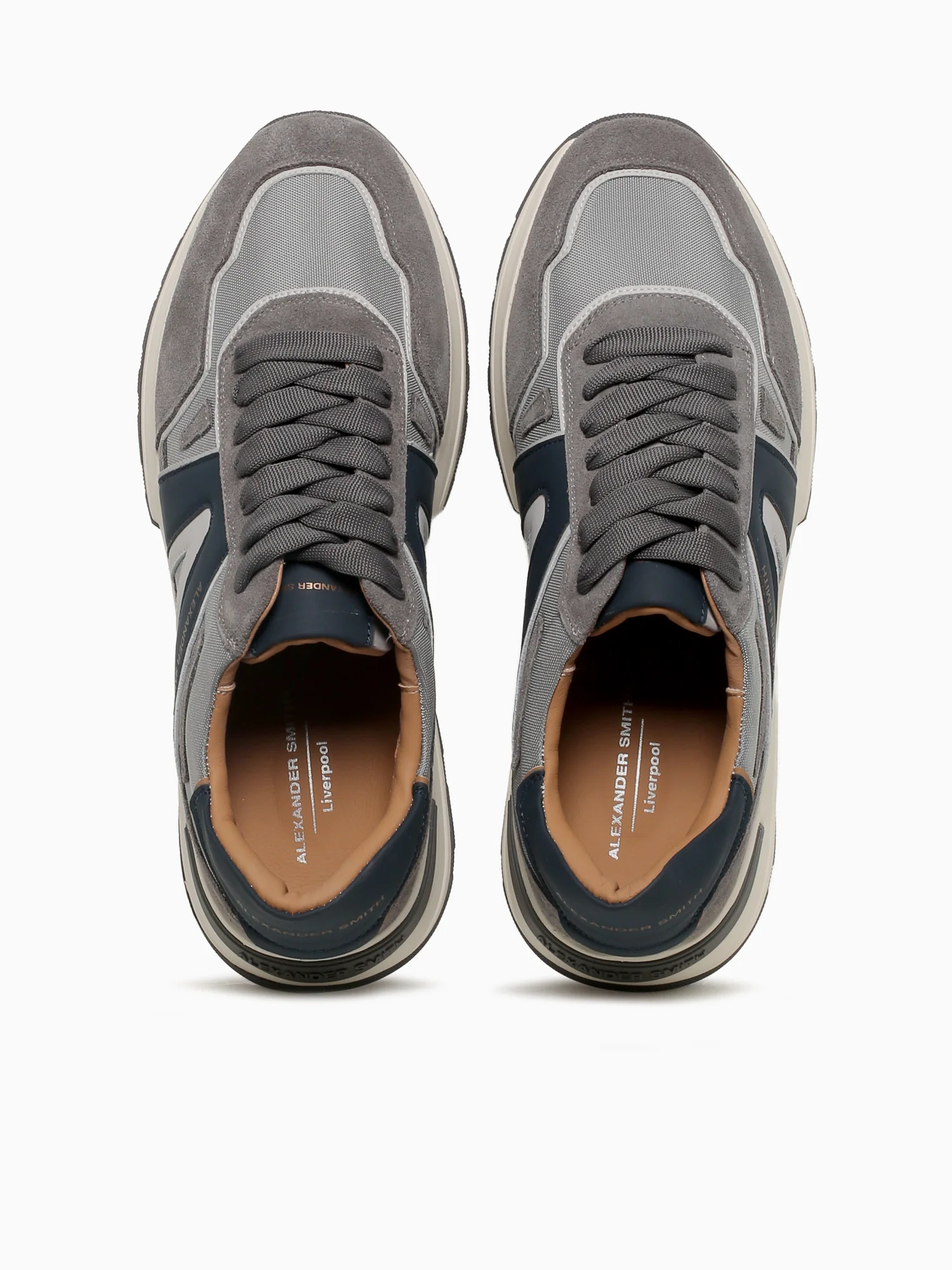 Liverpool Man Light Grey Blue Leather - Image 7