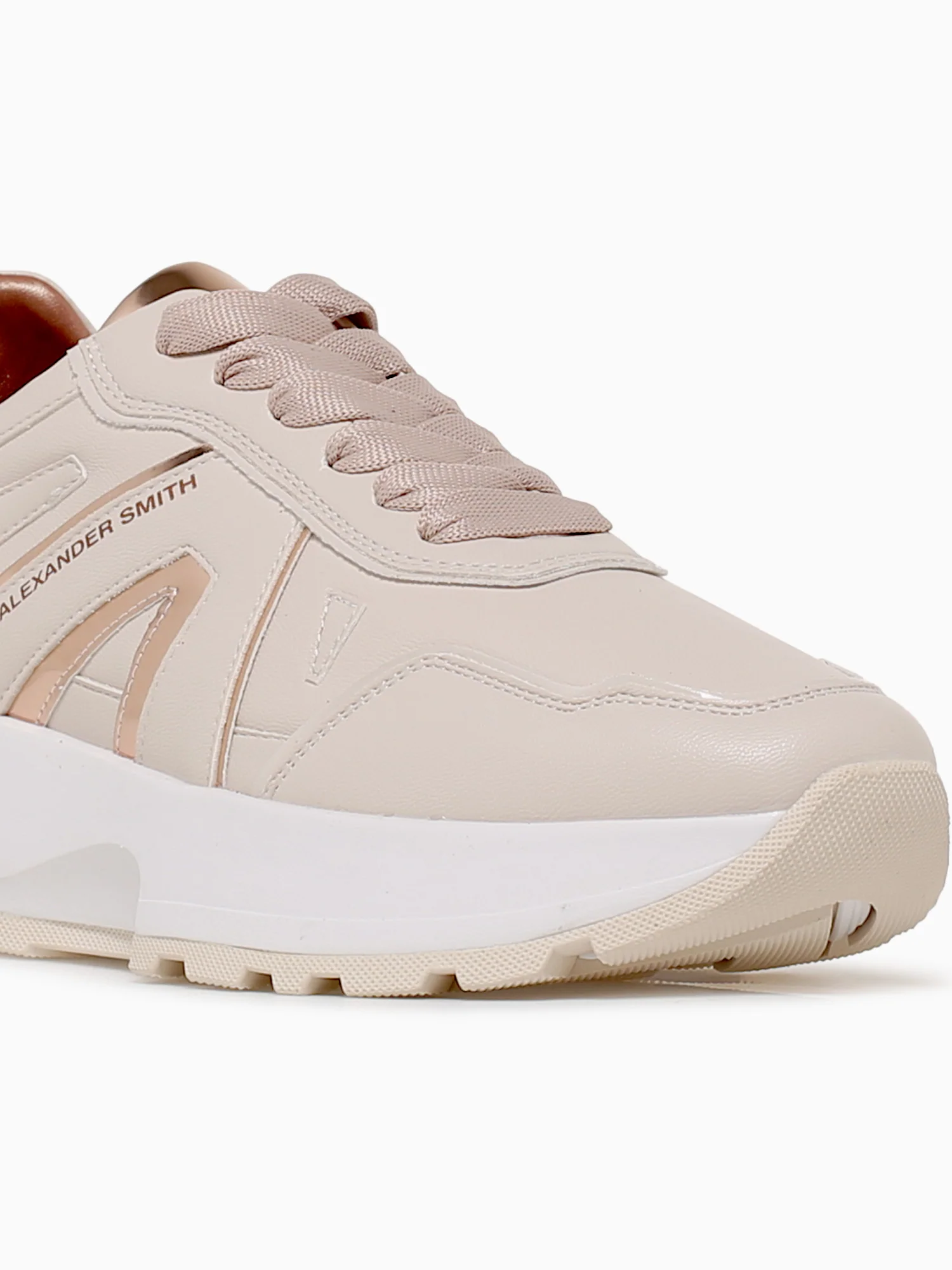 Liverpool Woman Beige Copper leather - Image 7