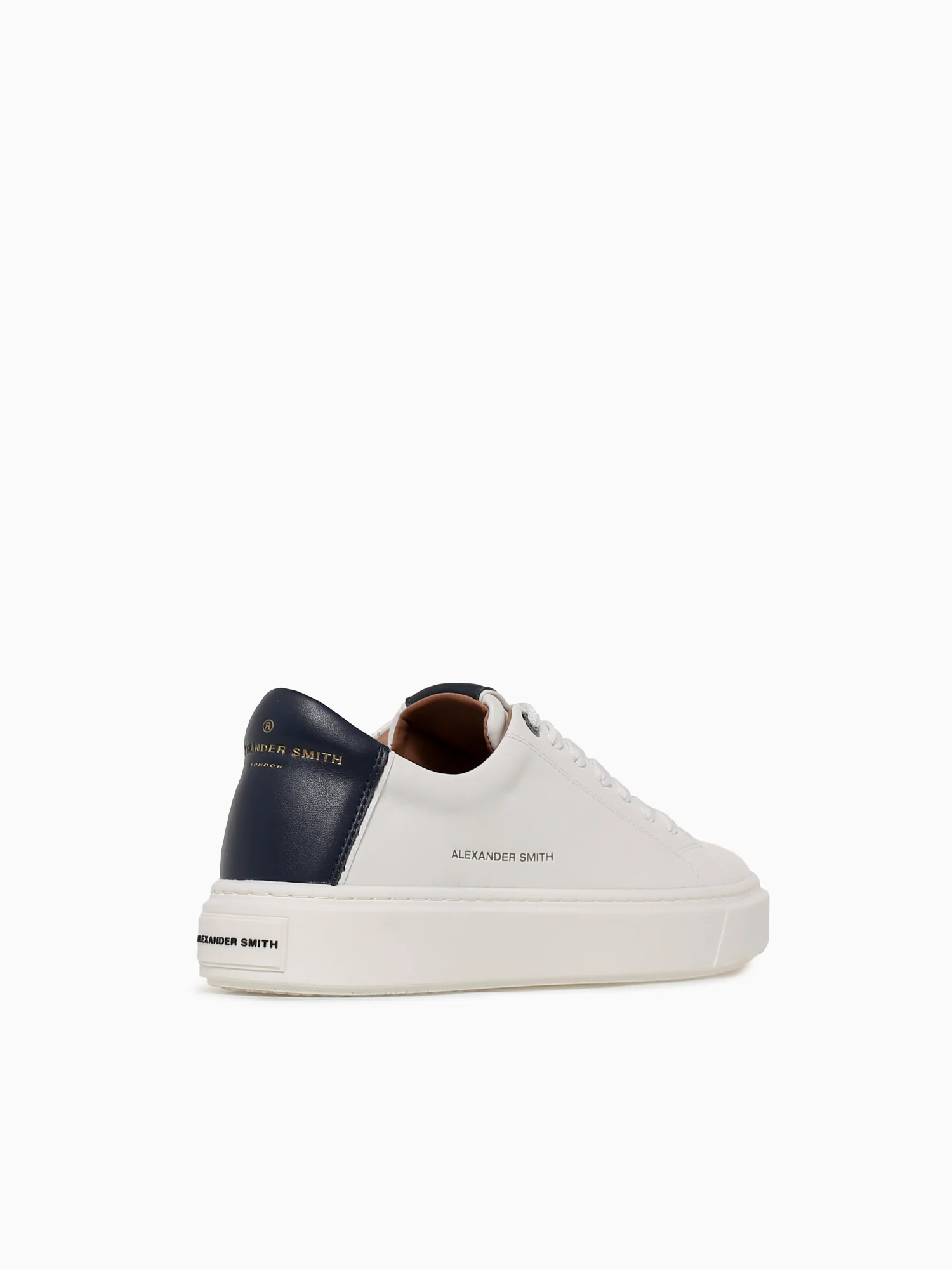 London Man White Blue leather - Image 4