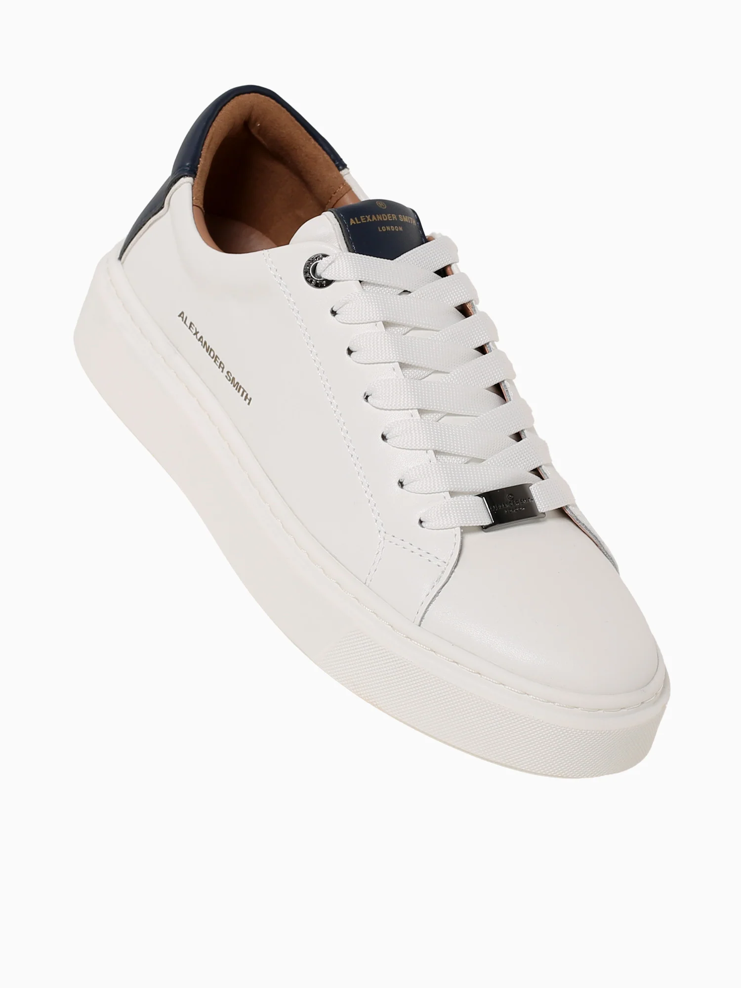 London Man White Blue leather - Image 5