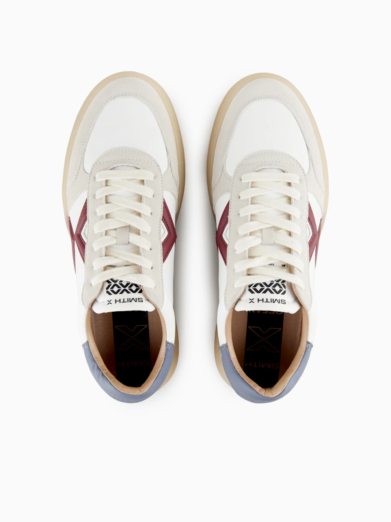 Ocean Man White Red Avio leather - Image 3