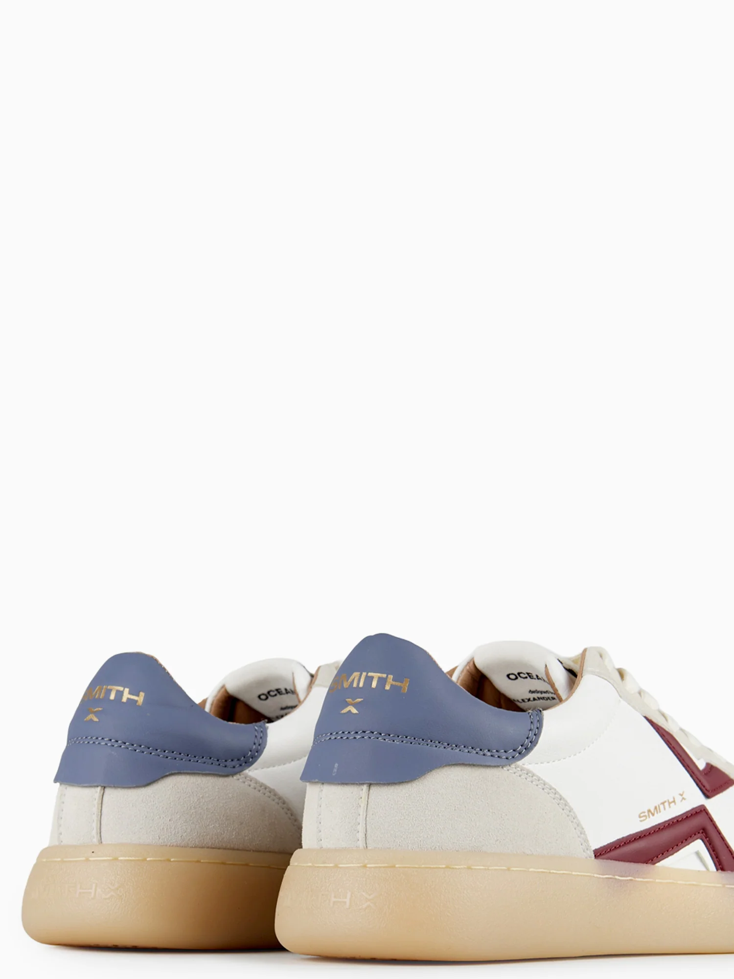 Ocean Man White Red Avio leather - Image 4