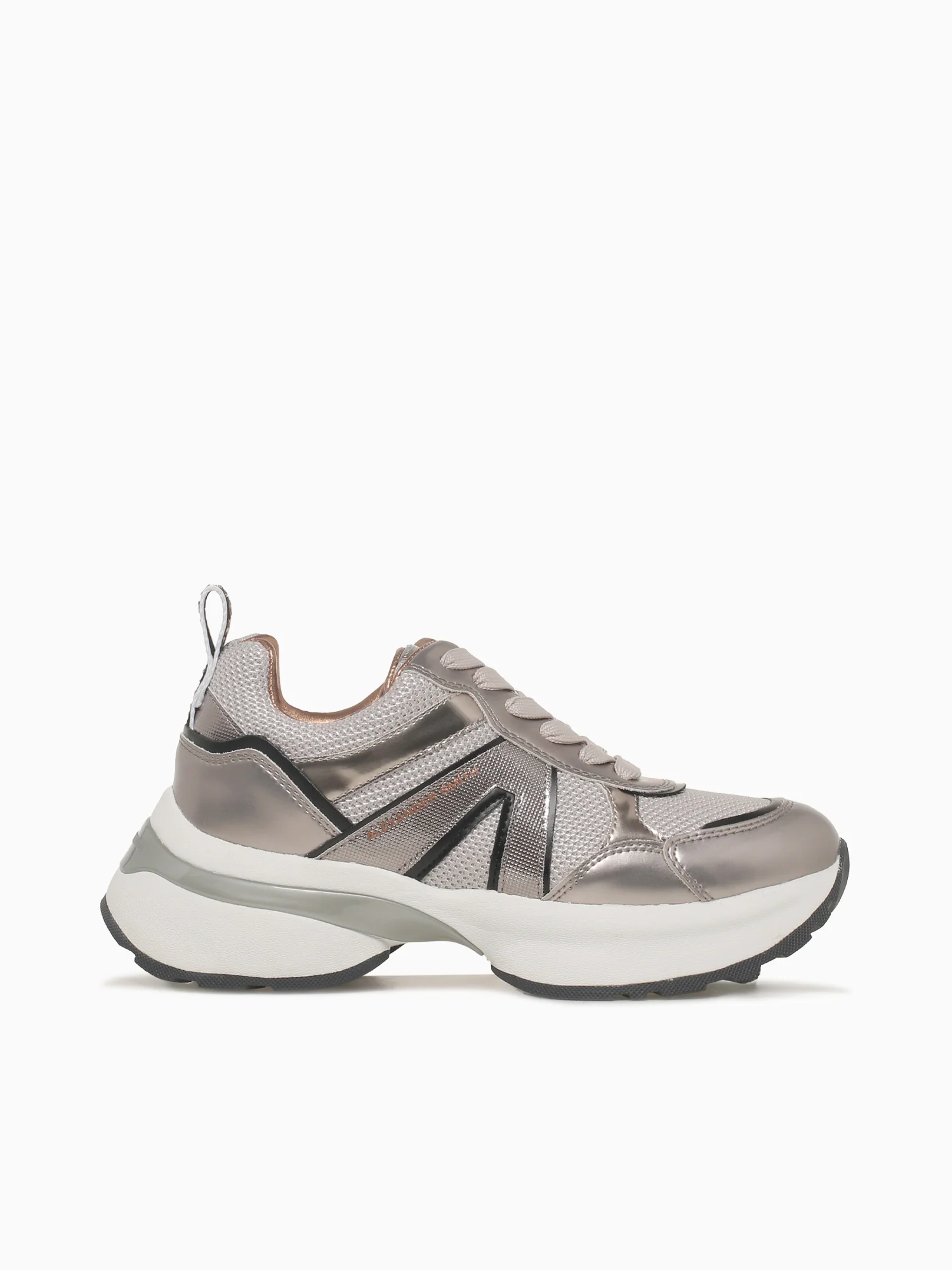Victoria Woman Dark Silver Black Leathe