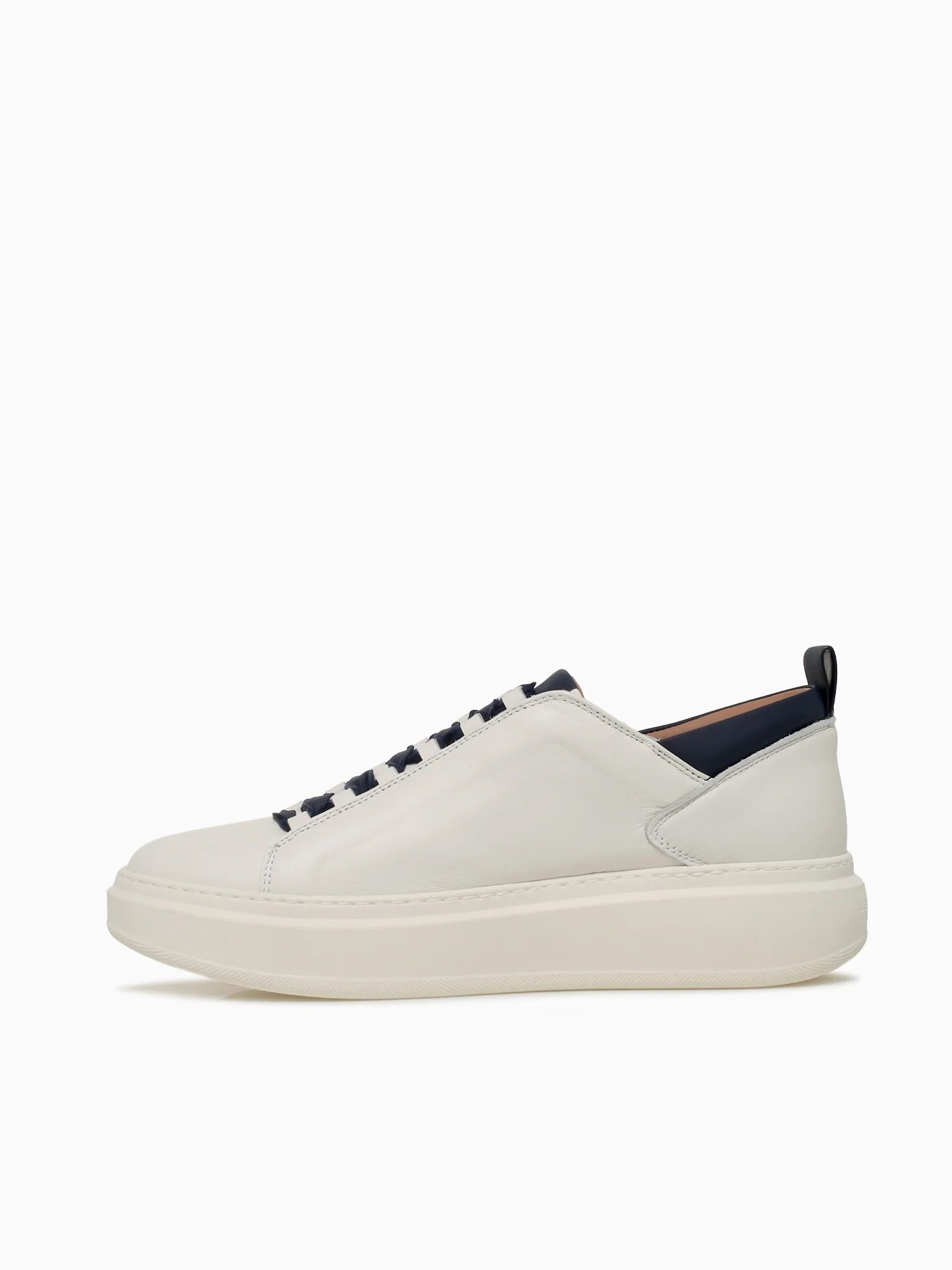 Wembley Man White Blue Leather - Image 4