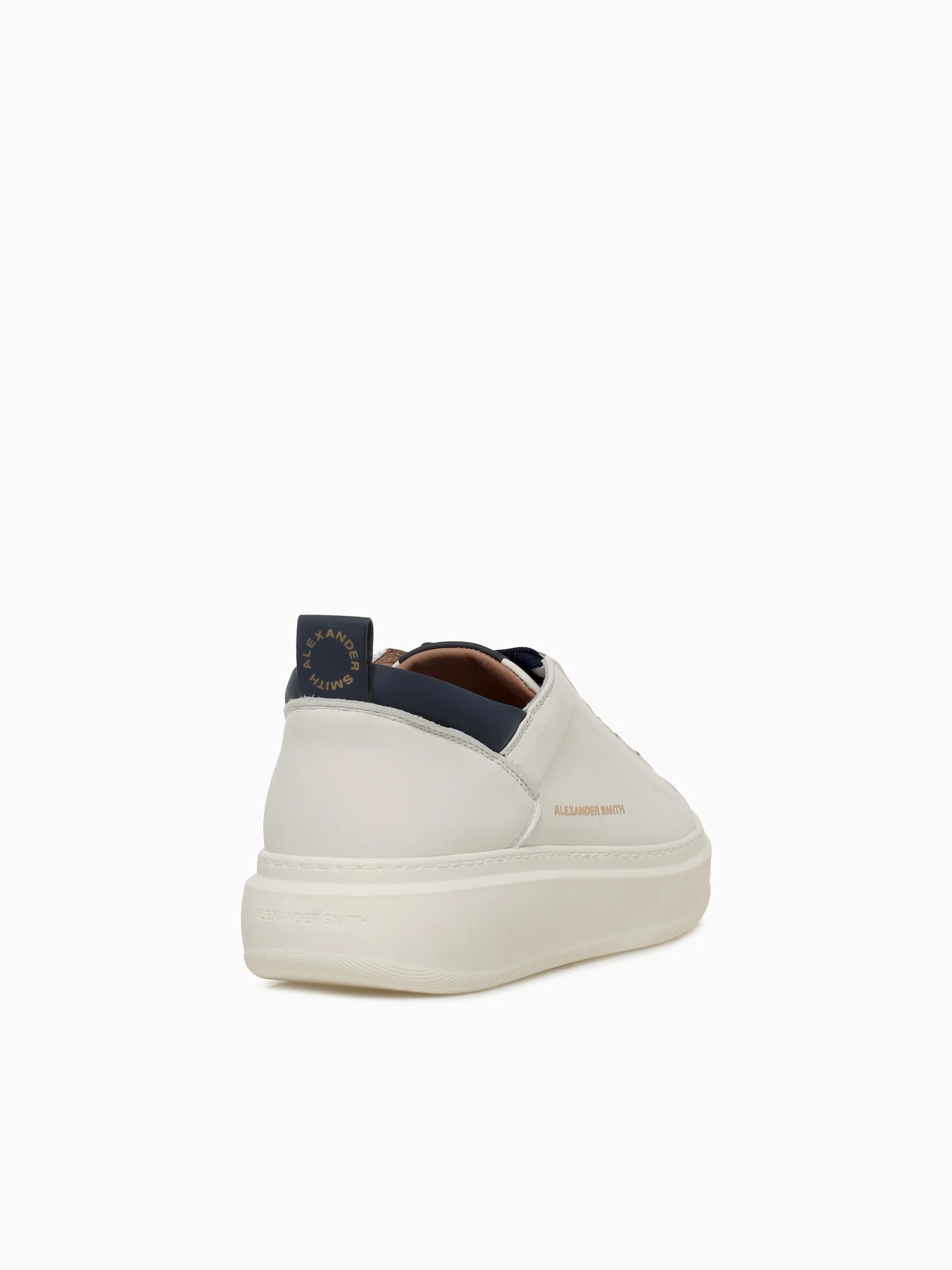 Wembley Man White Blue Leather - Image 6