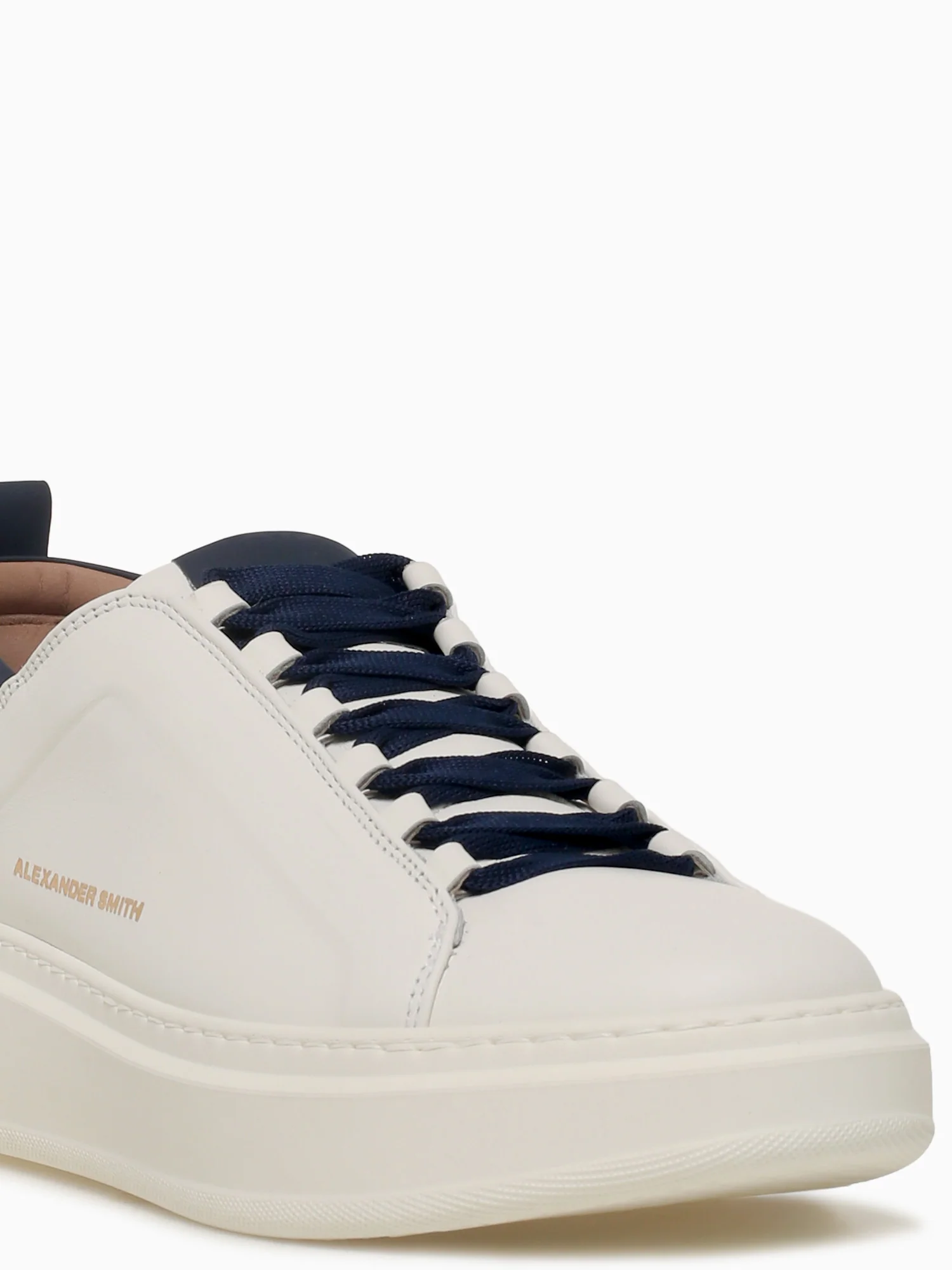 Wembley Man White Blue Leather - Image 8