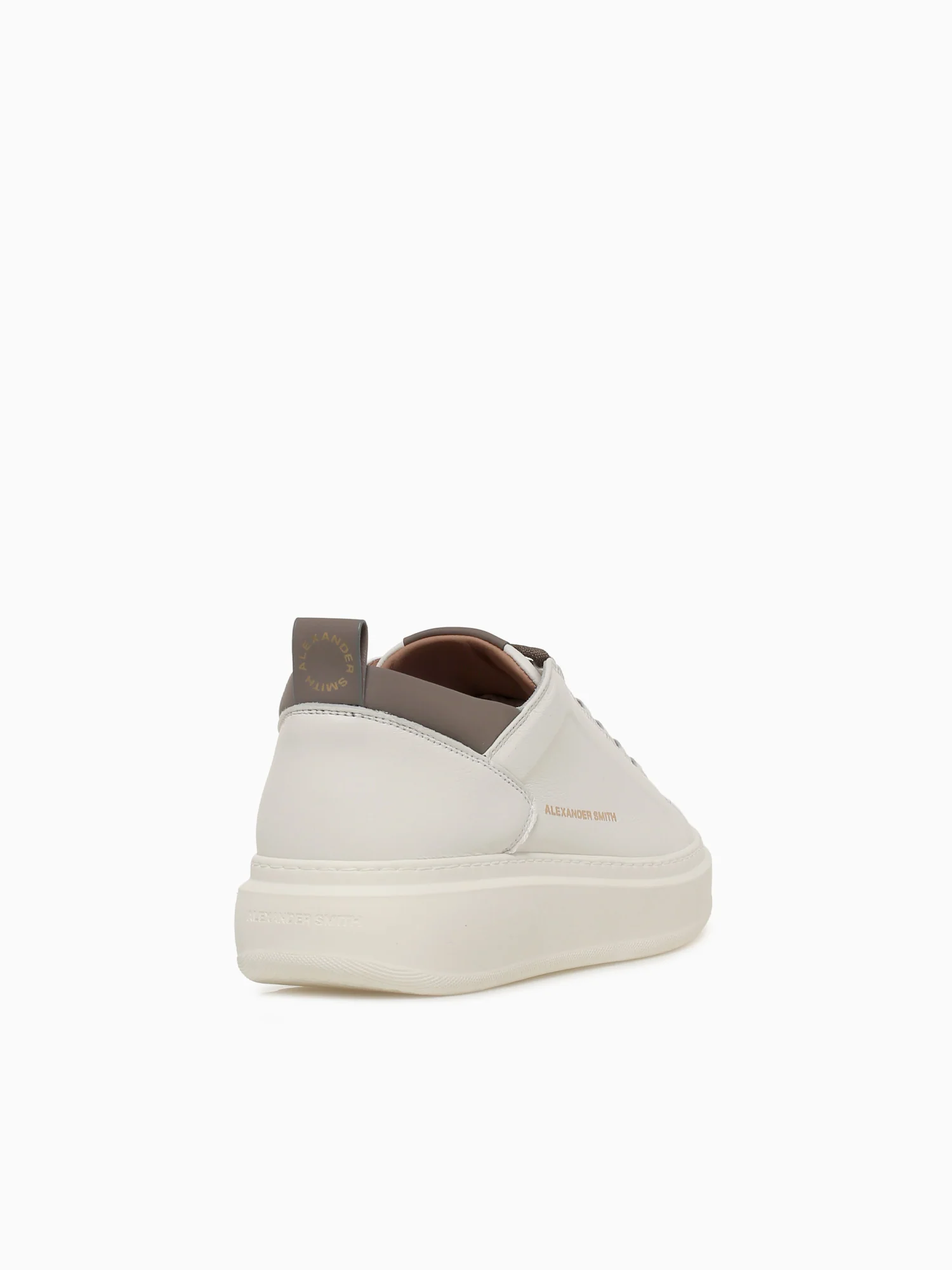 Wembley Man White Brown  Leather - Image 5