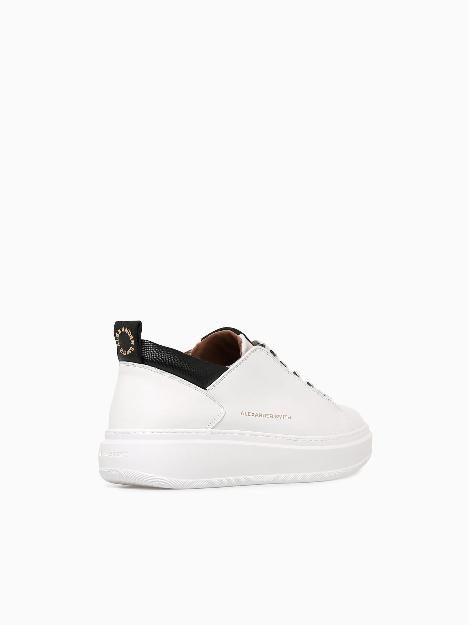 Wembley Man White Black leather - Image 4