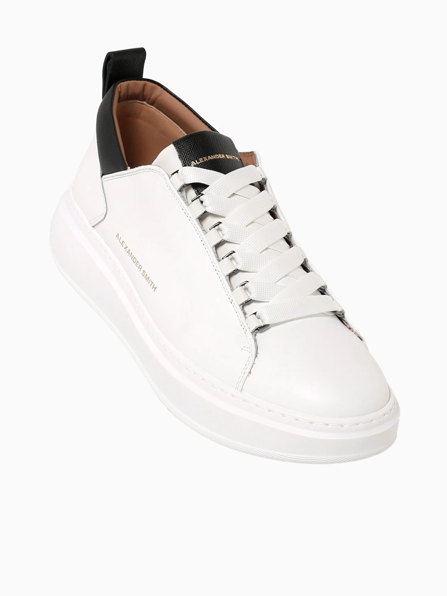 Wembley Man White Black leather - Image 5