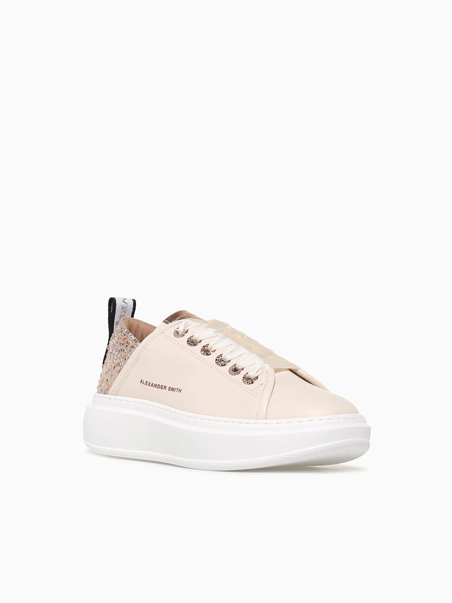 Wembley Woman Cream Leather - Image 2
