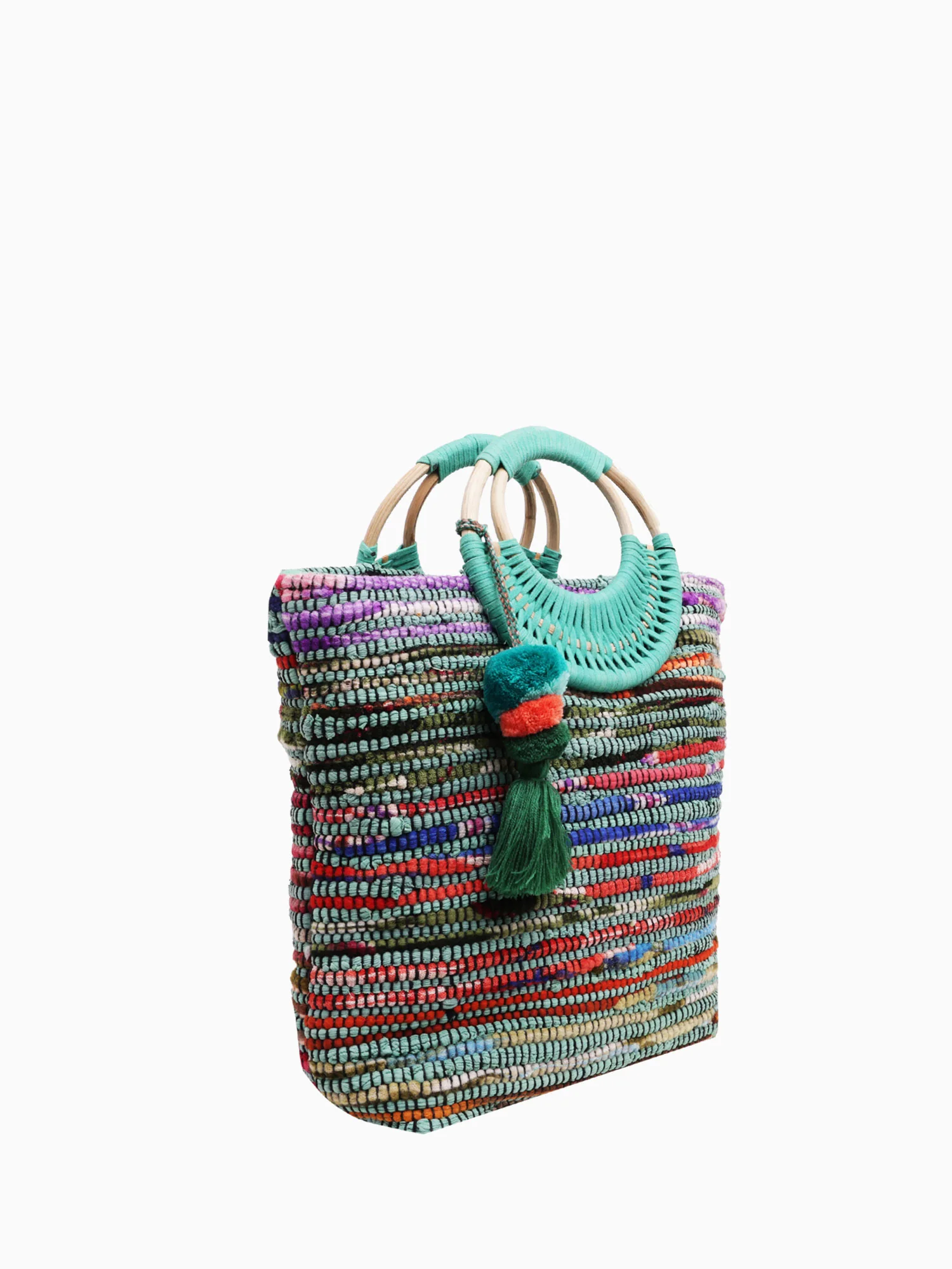 Ab21121 Ocean Upcycled Handwoven Tote B - Image 2