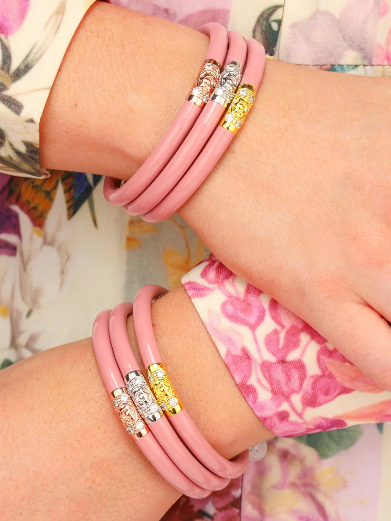 Three Kings All Weather Bangle (AWB) - Blush - Image 6