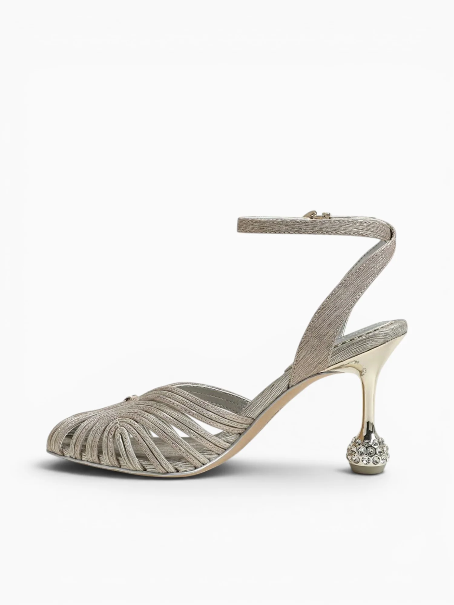 Giana Champagne Silver Fabric - Image 4