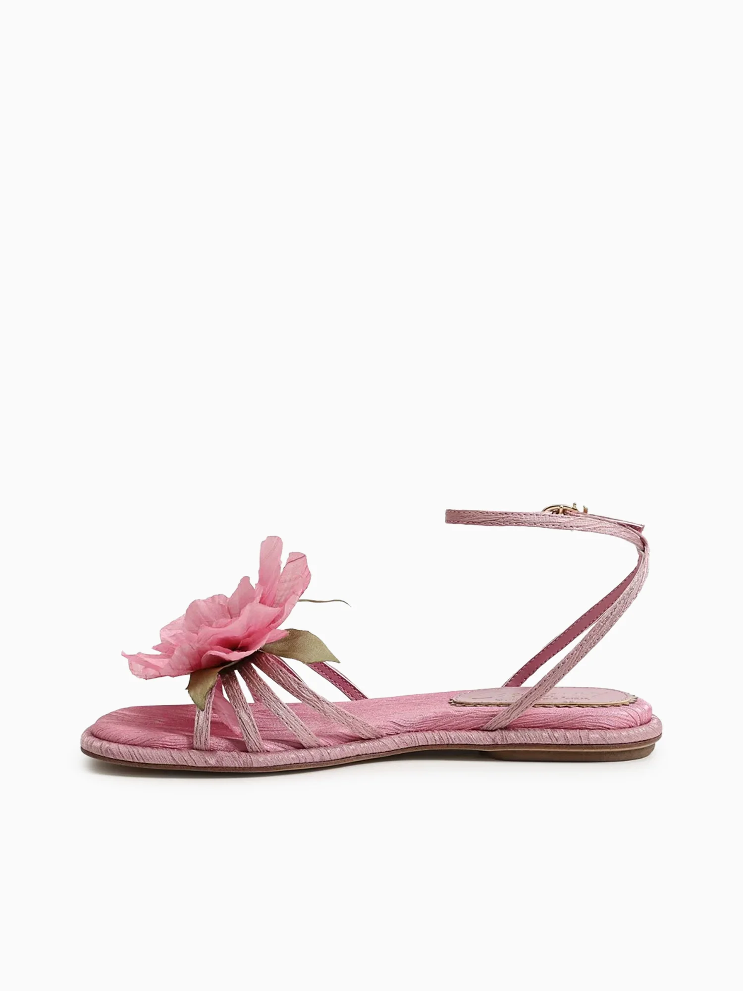 Olana Flower Rosette Blush Fabric - Image 3
