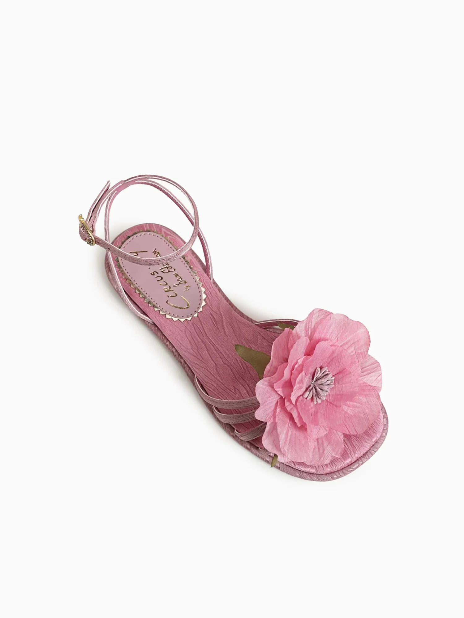 Olana Flower Rosette Blush Fabric - Image 6