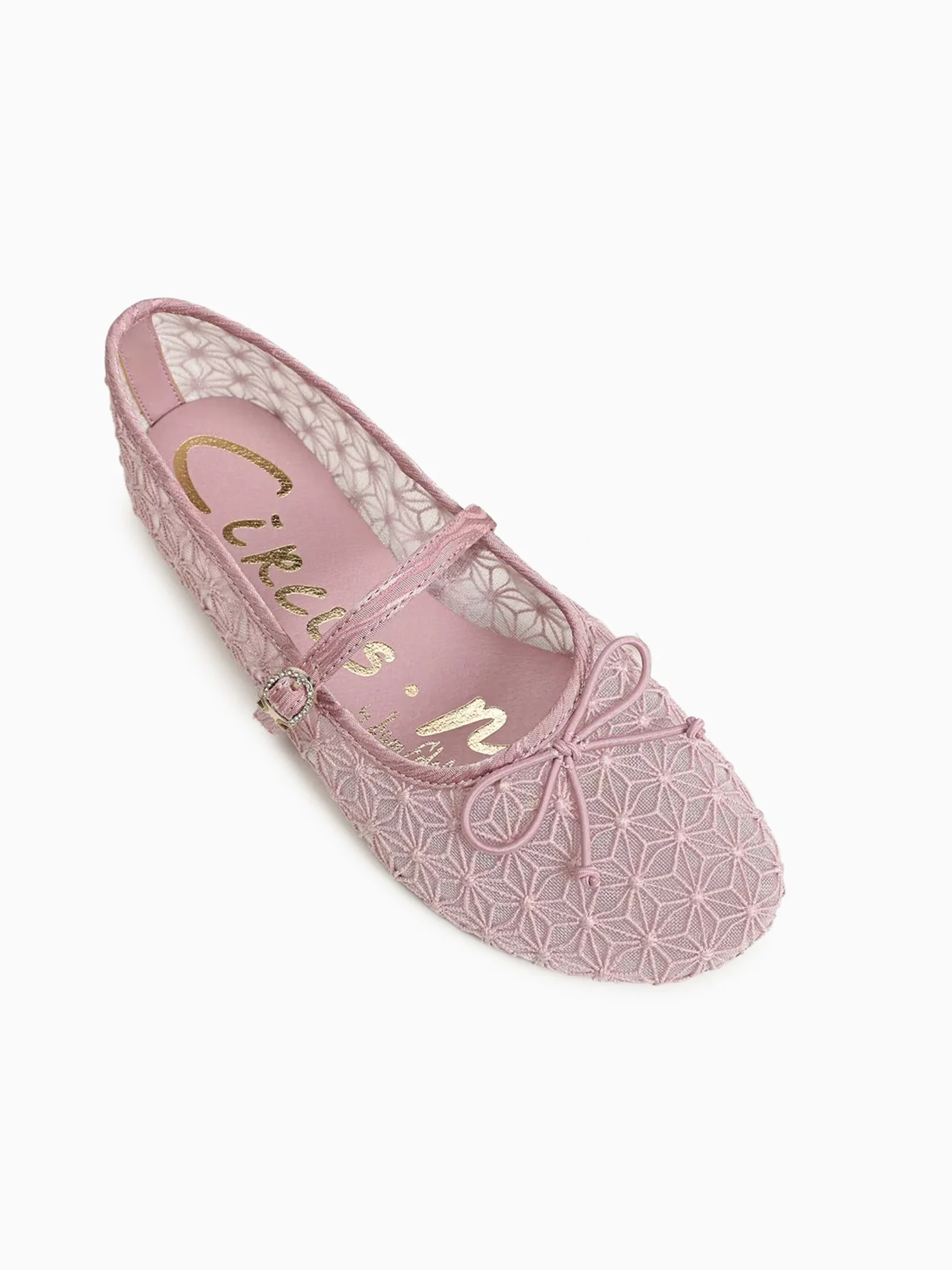 Sofie Rosette Blush Fabric - Image 6