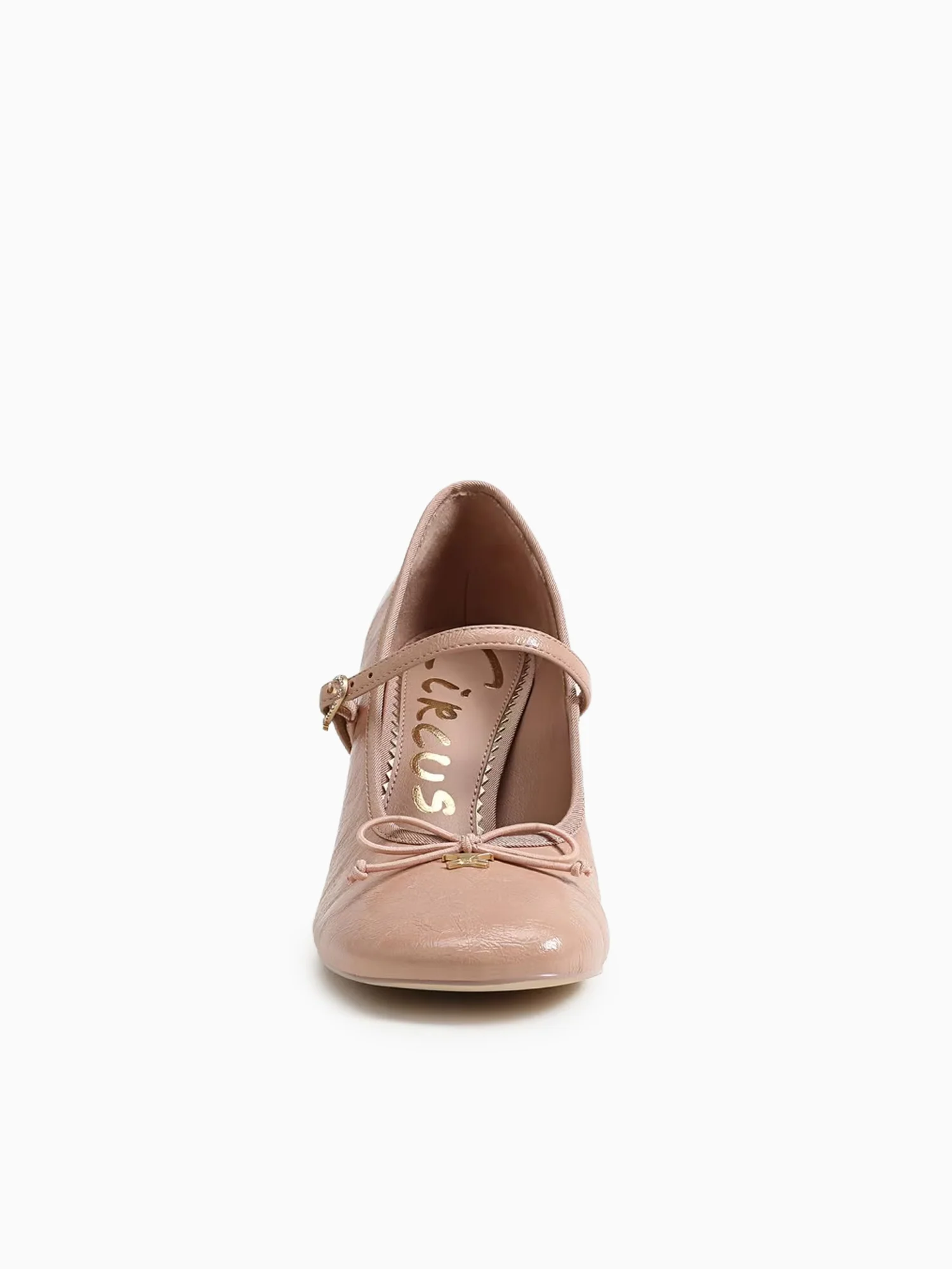 Vivian Ballet Blush Crinkle Patent - Image 4