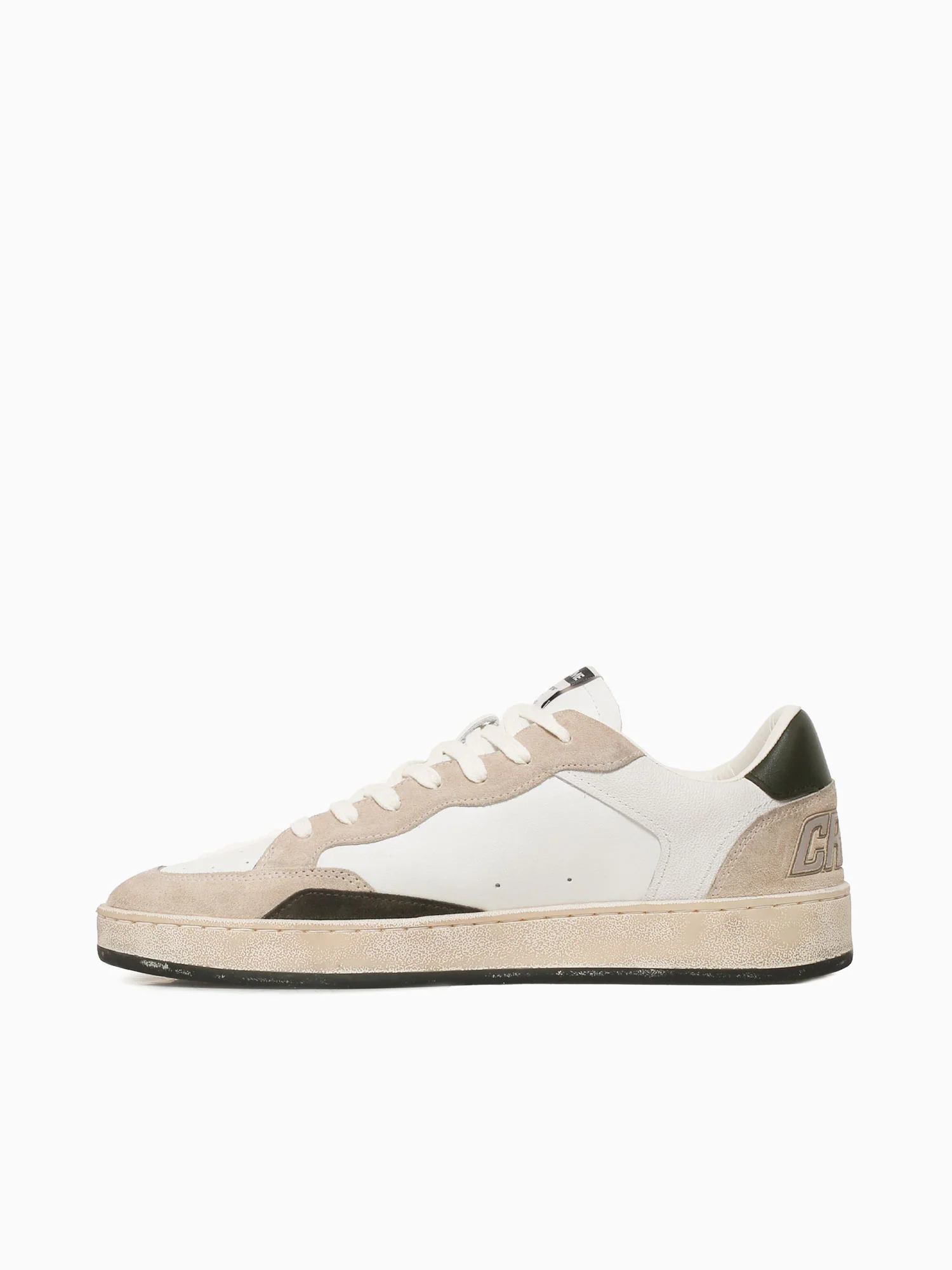 Chelsea Beige White suede Leather - Image 3