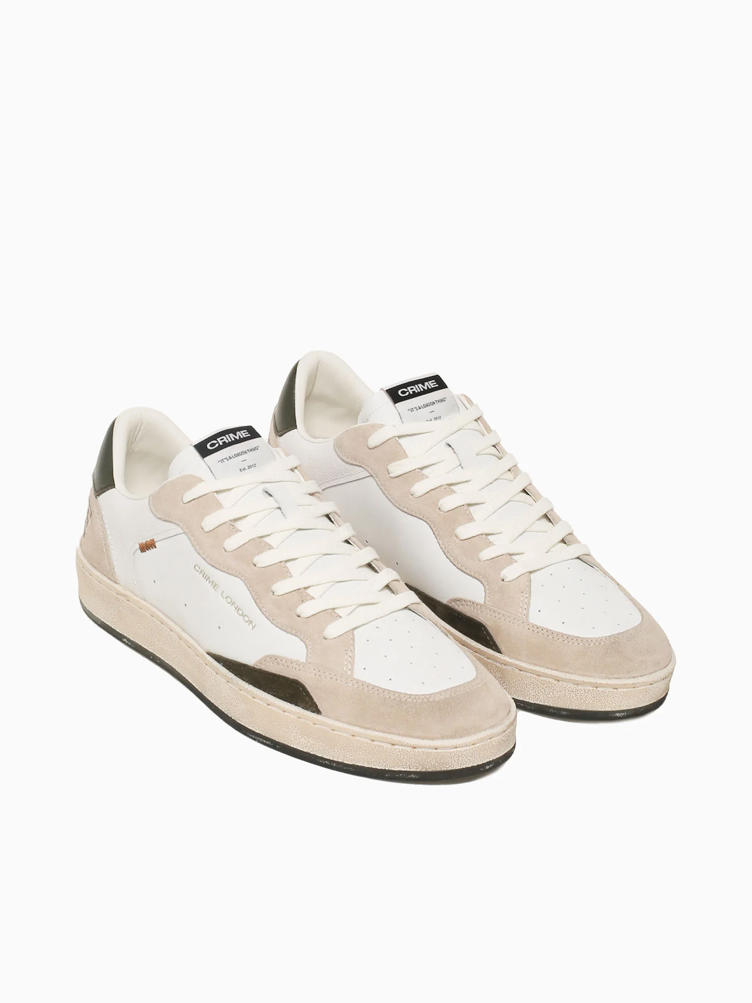 Chelsea Beige White suede Leather - Image 5