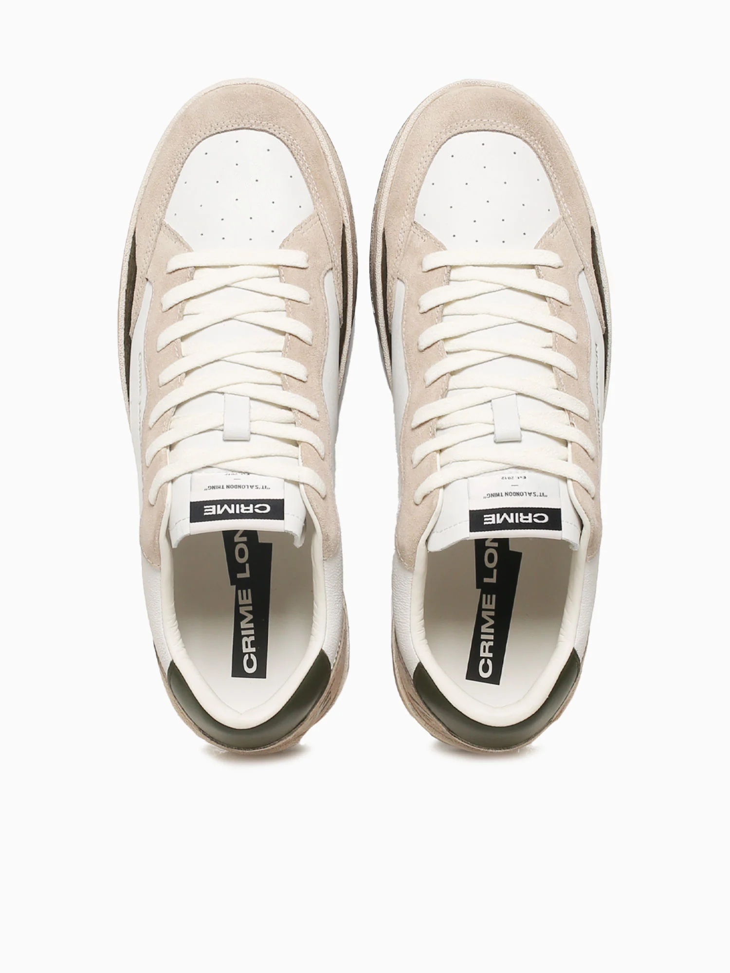 Chelsea Beige White suede Leather - Image 7