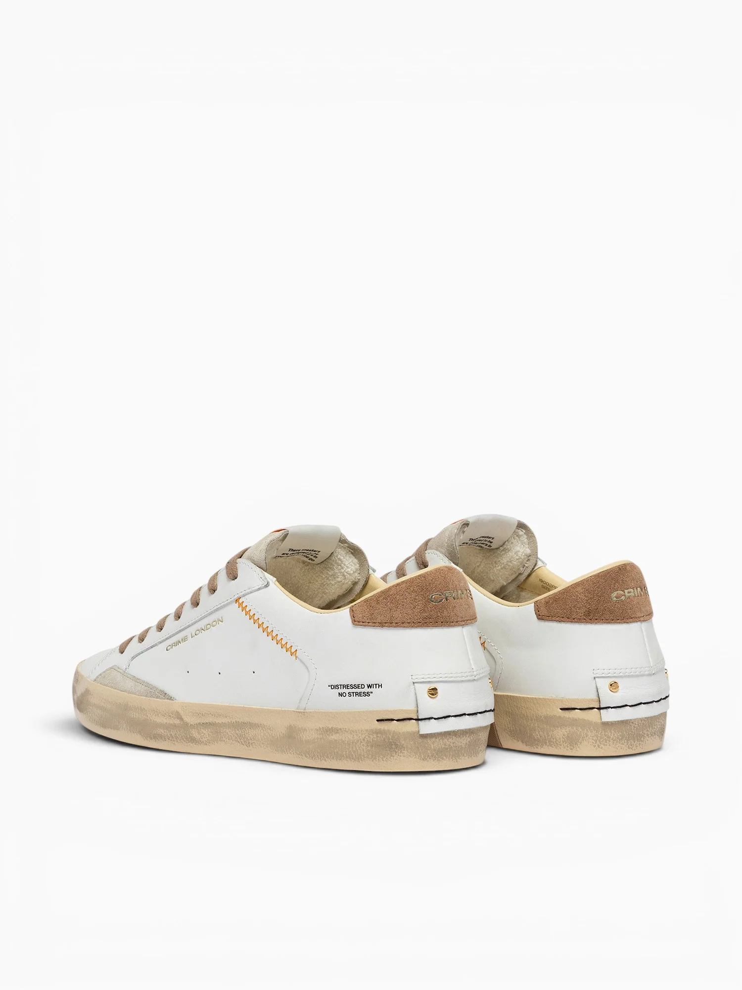 Distressed 19002pp8 10 white Nut lea - Image 3