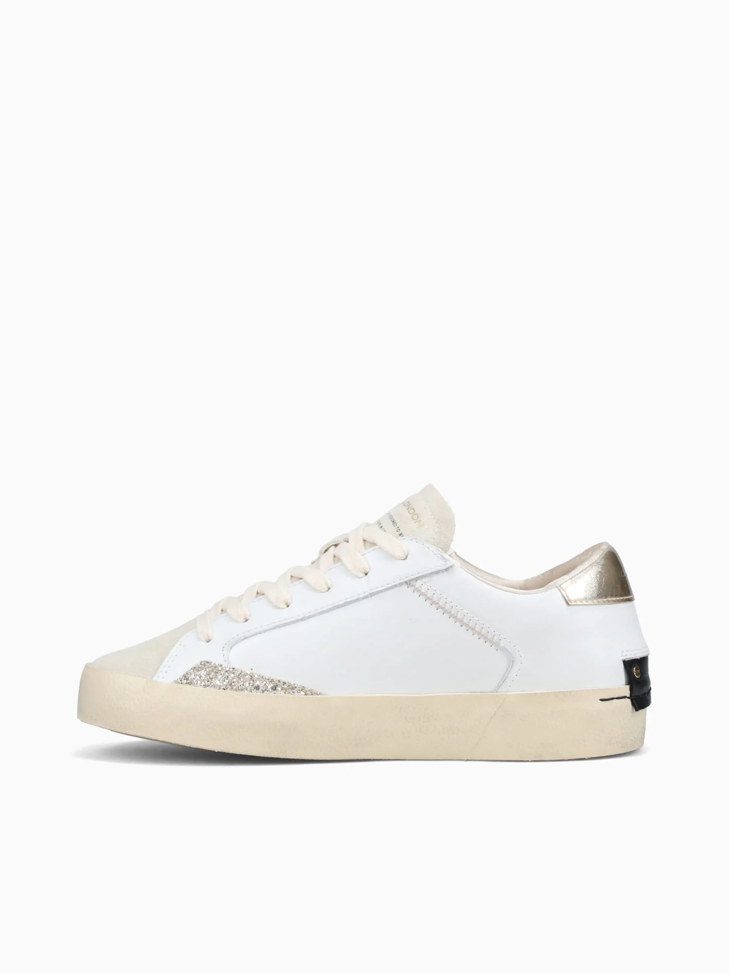 Distressed 21002aa7 10 wht Gld lea P - Image 3