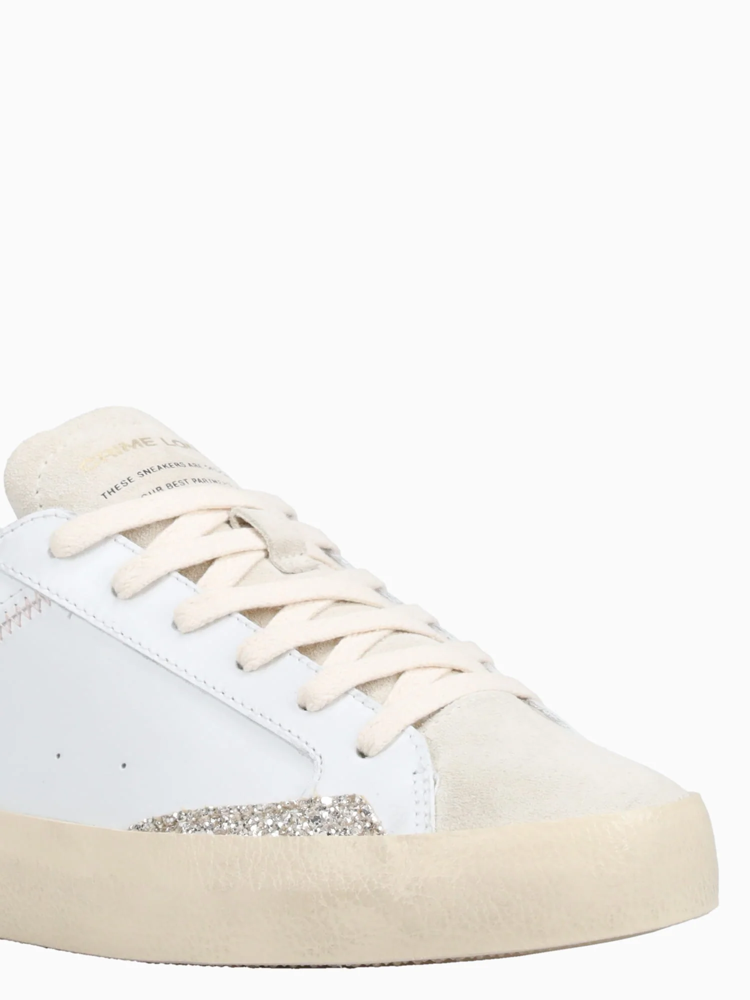Distressed 21002aa7 10 wht Gld lea P - Image 6